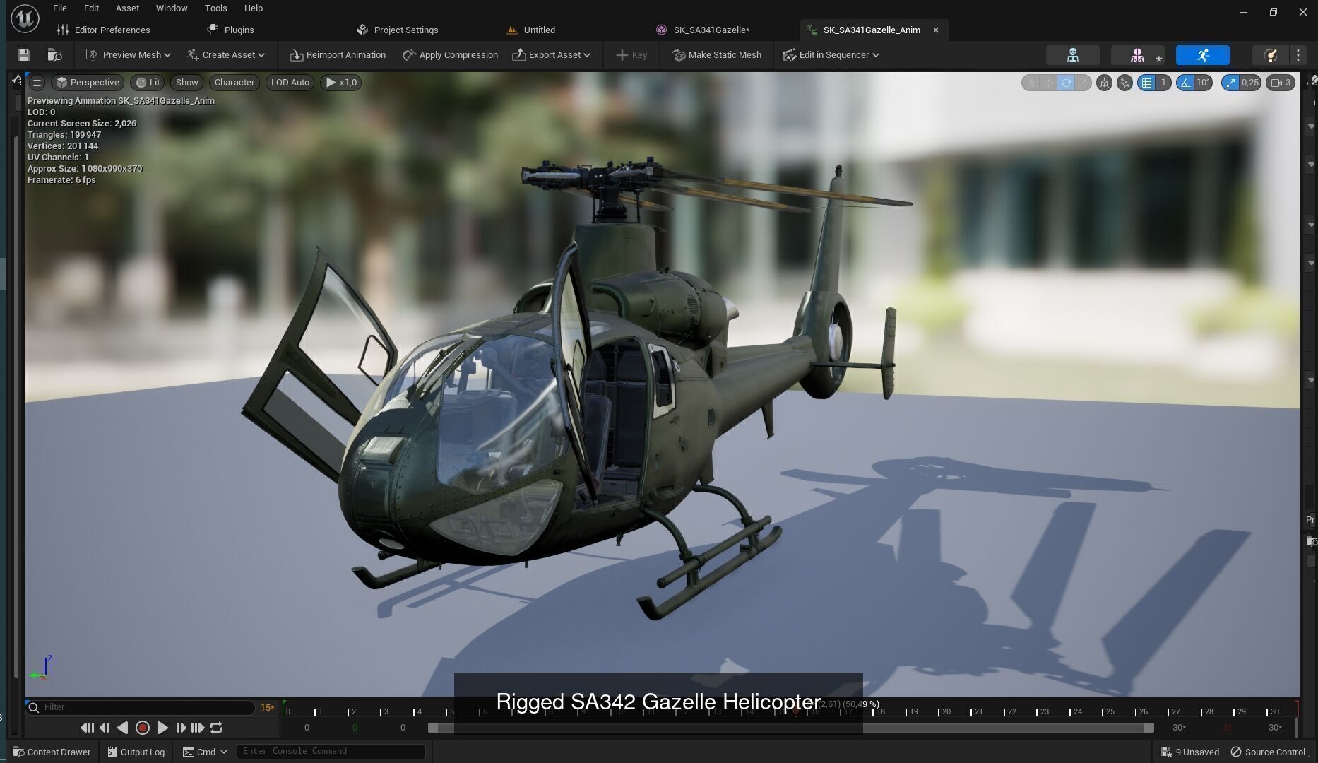 Rigged Helicopters Collection _5
