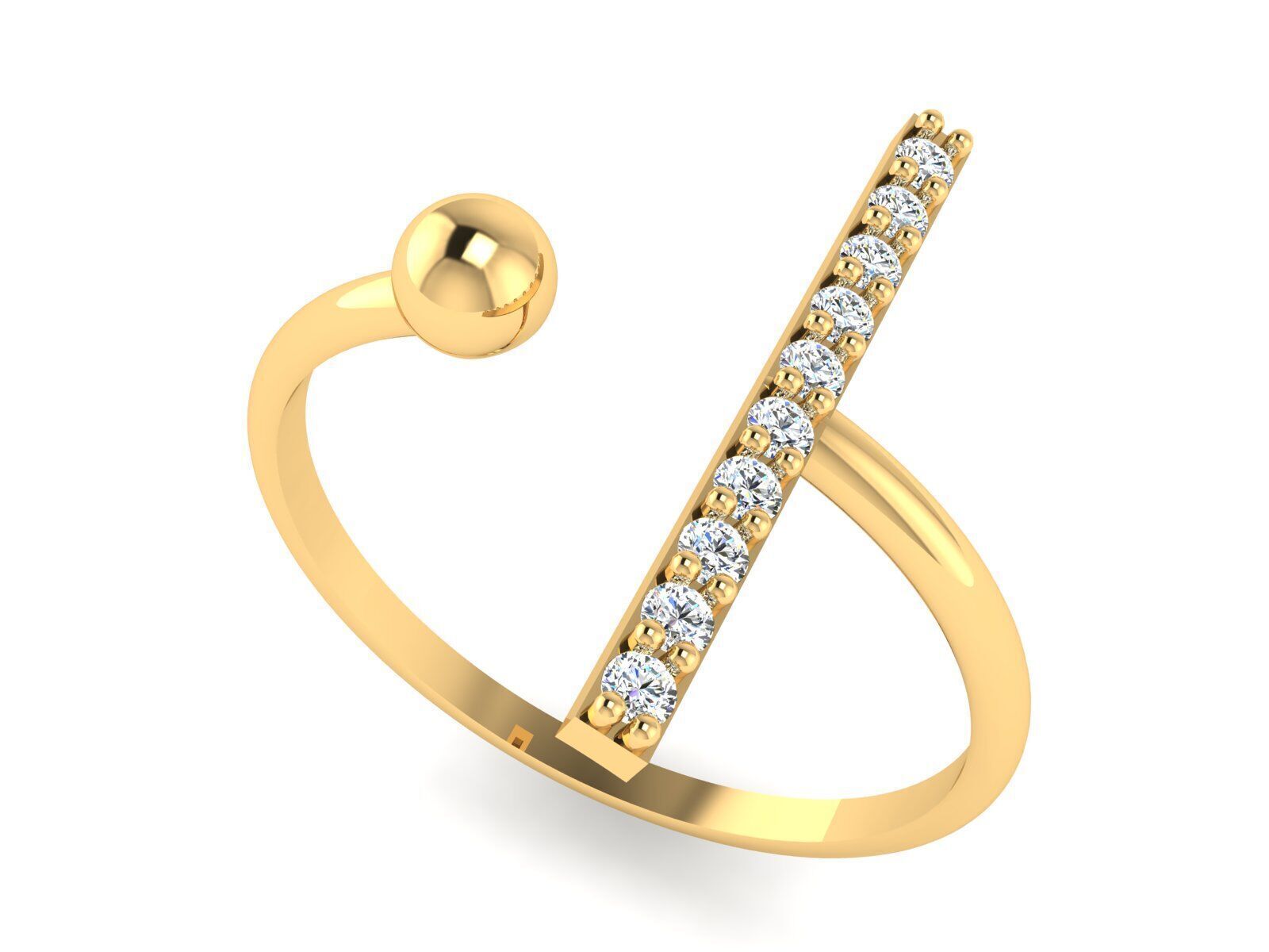 A collection of lightweight and minimal rings 3D print model_13