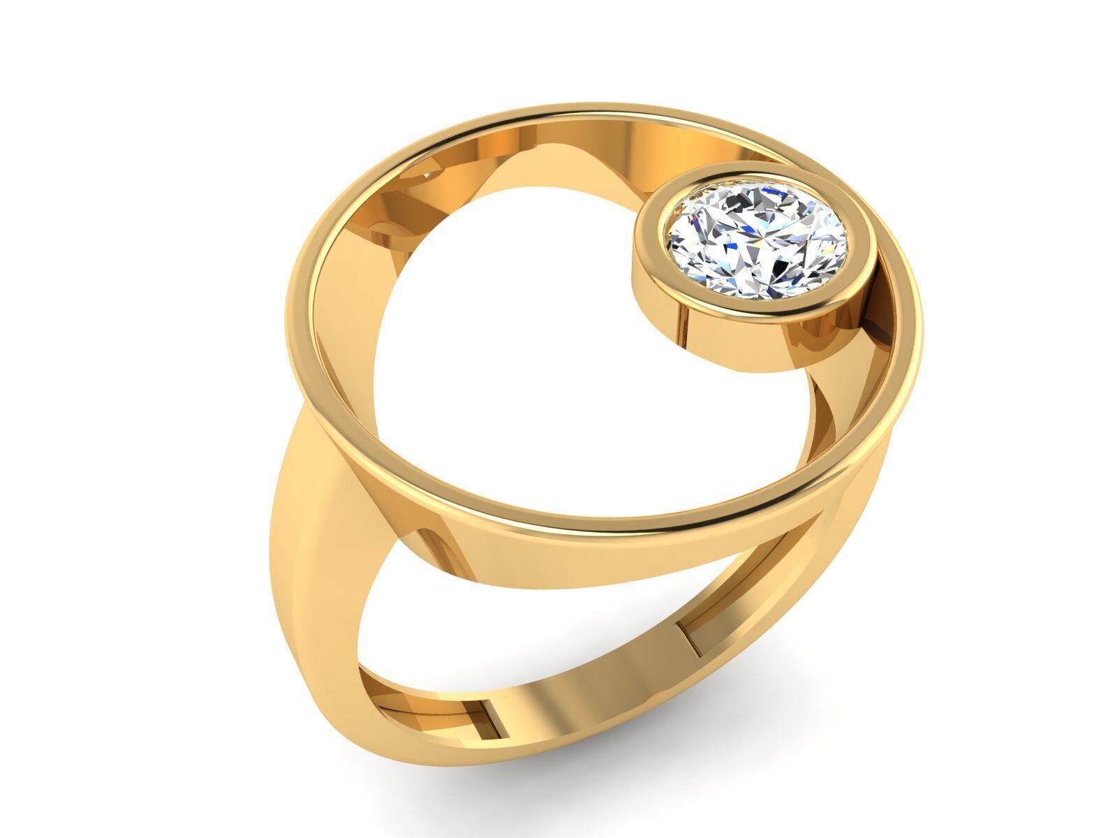 A collection of lightweight and minimal rings 3D print model_15