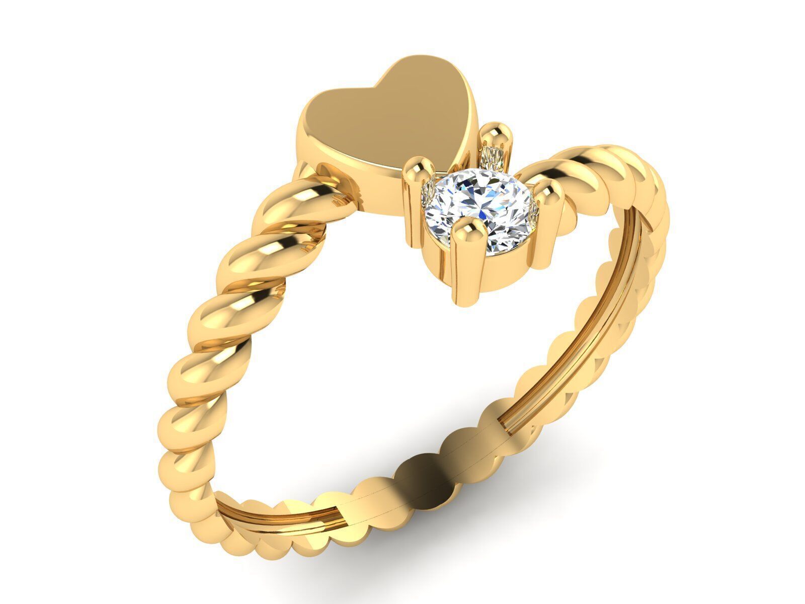 A collection of lightweight and minimal rings 3D print model_16