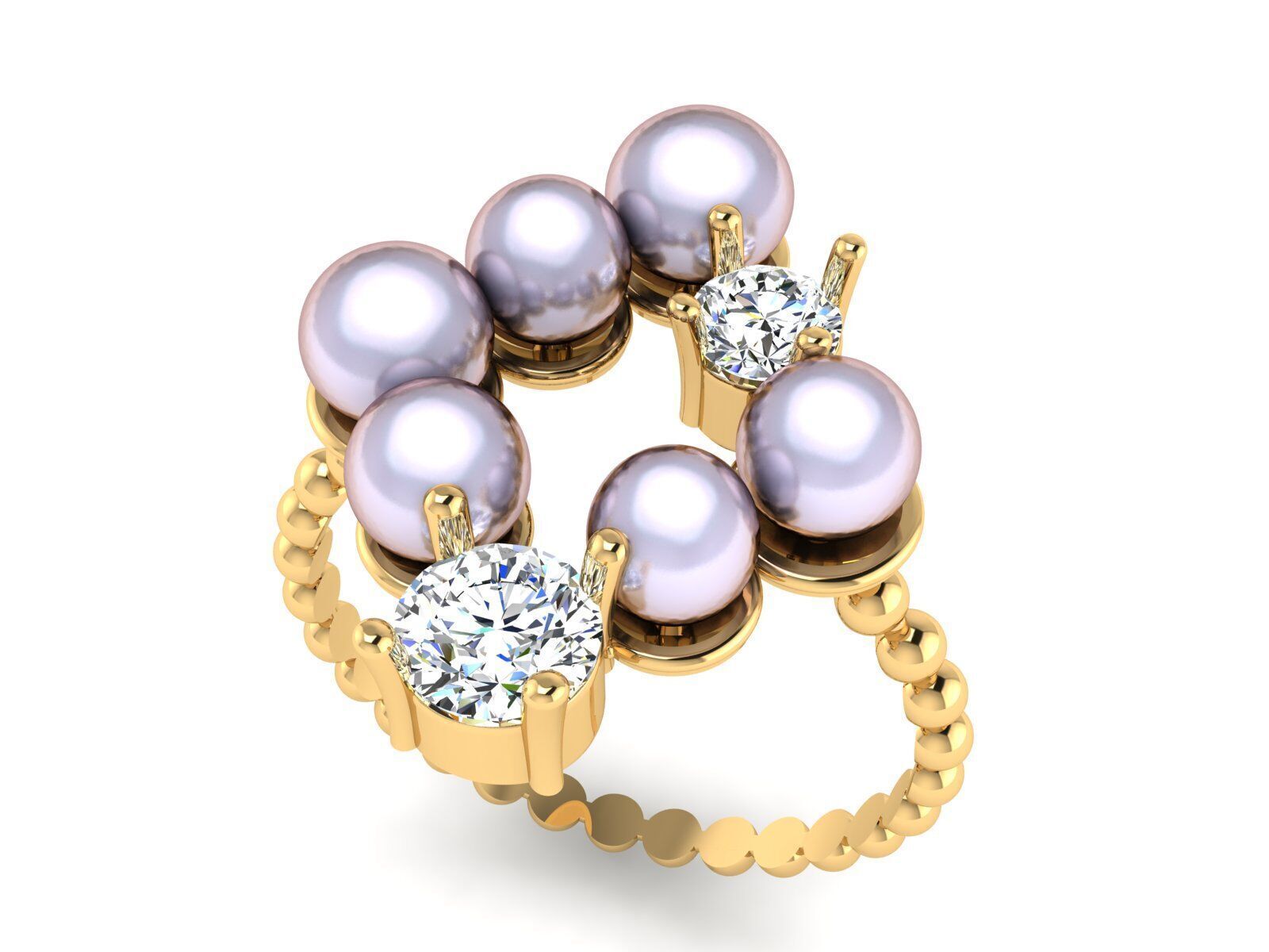 A collection of lightweight and minimal rings 3D print model_30