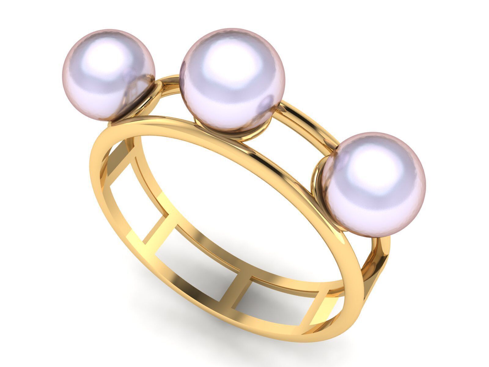 A collection of lightweight and minimal rings 3D print model_28