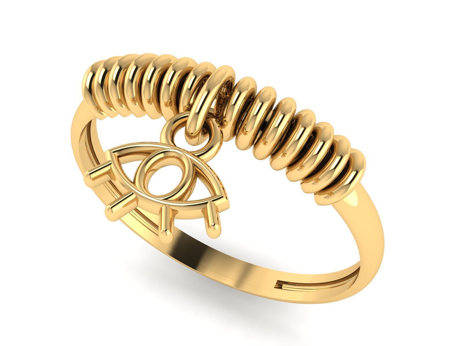 A collection of lightweight and minimal rings 3D print model_7