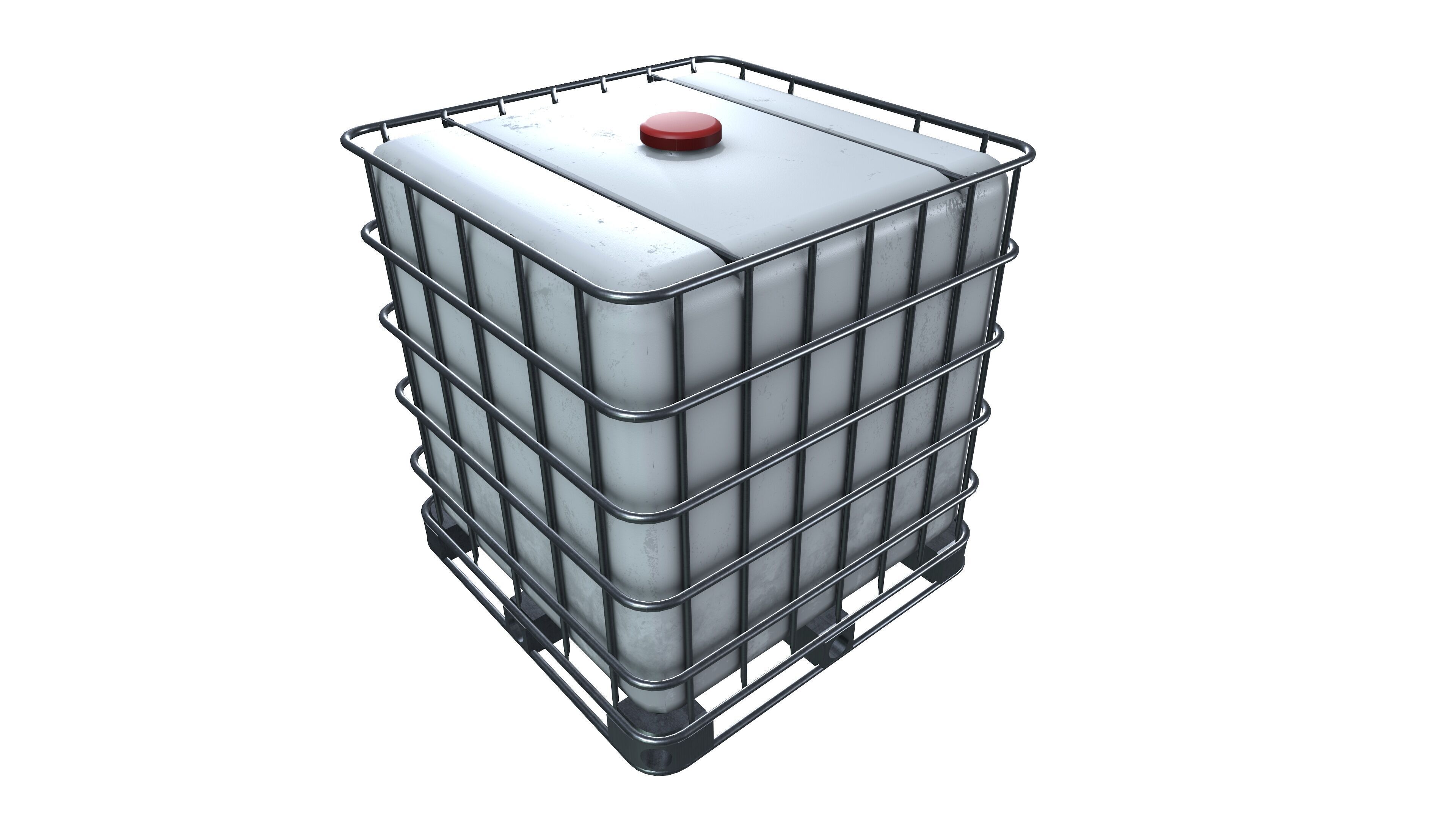 IBC Water Tank 3D model_3