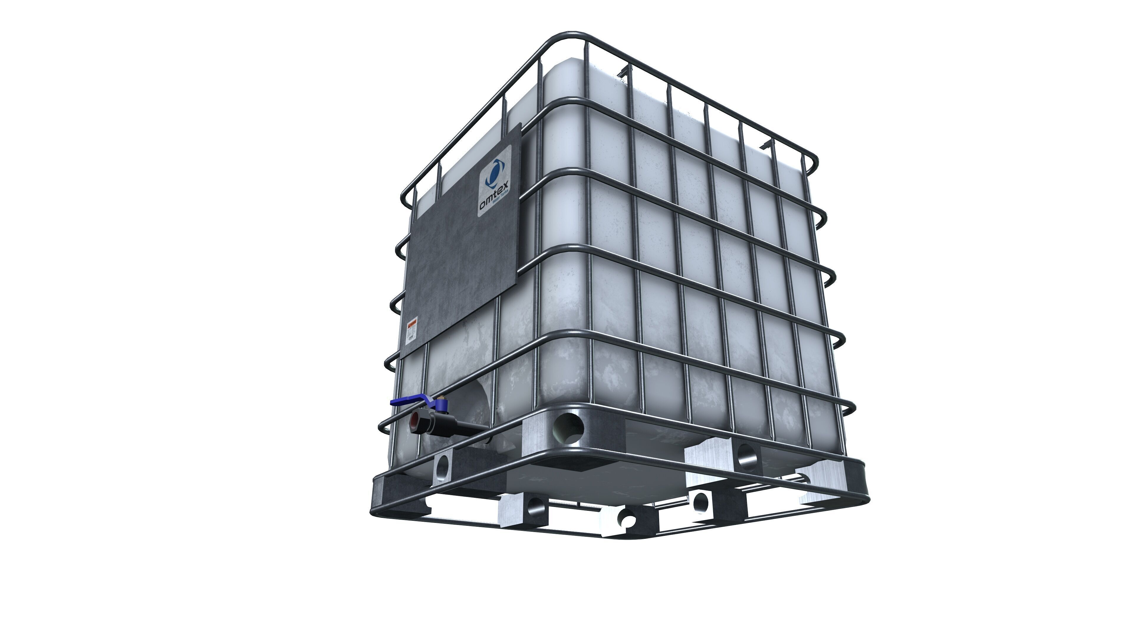 IBC Water Tank 3D model_4