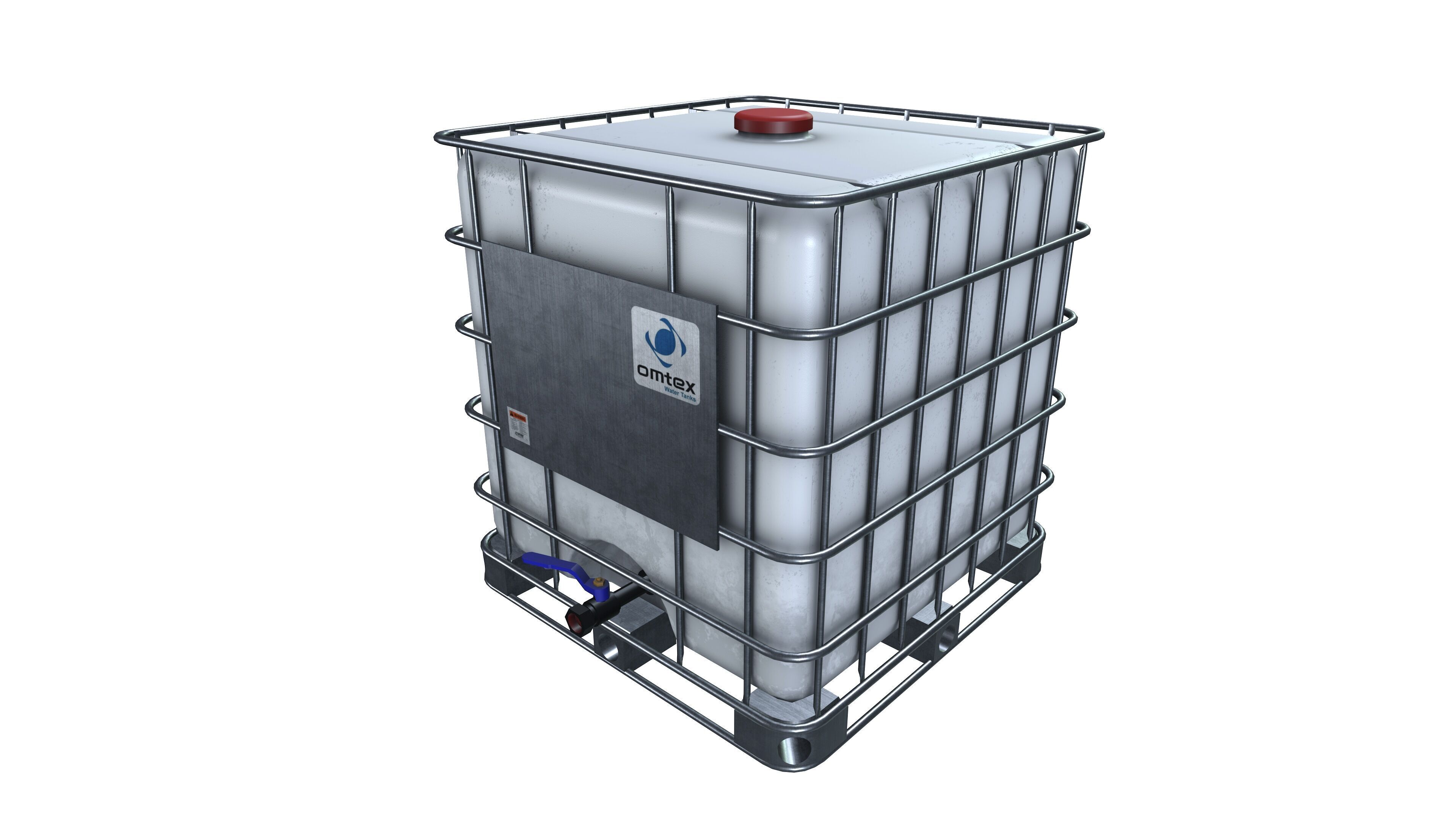 IBC Water Tank 3D model_2
