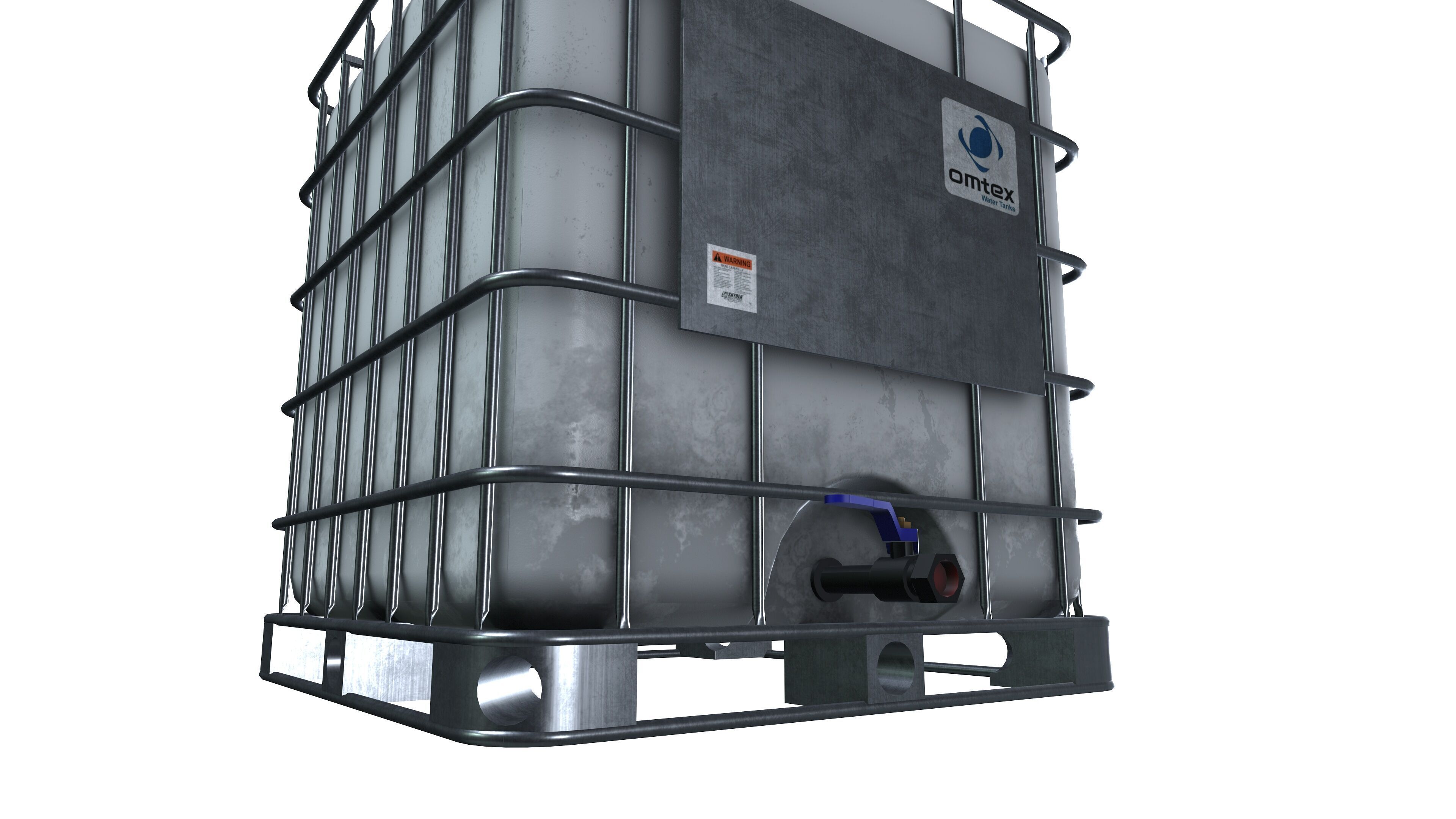 IBC Water Tank 3D model_5