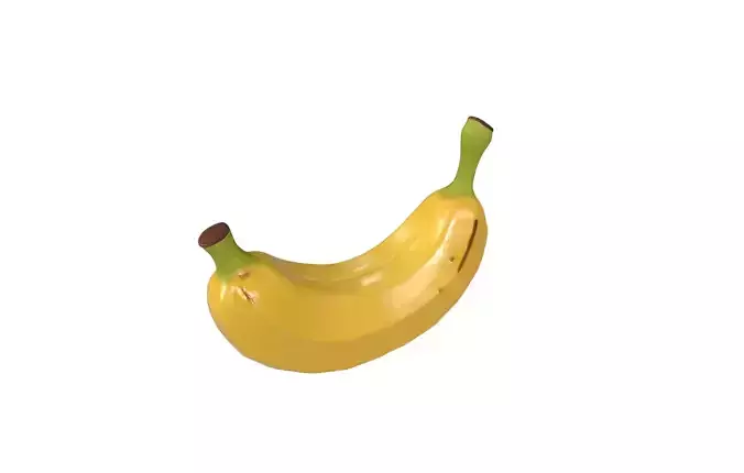 Realistic Banana 3D Model Low-poly 3D model
