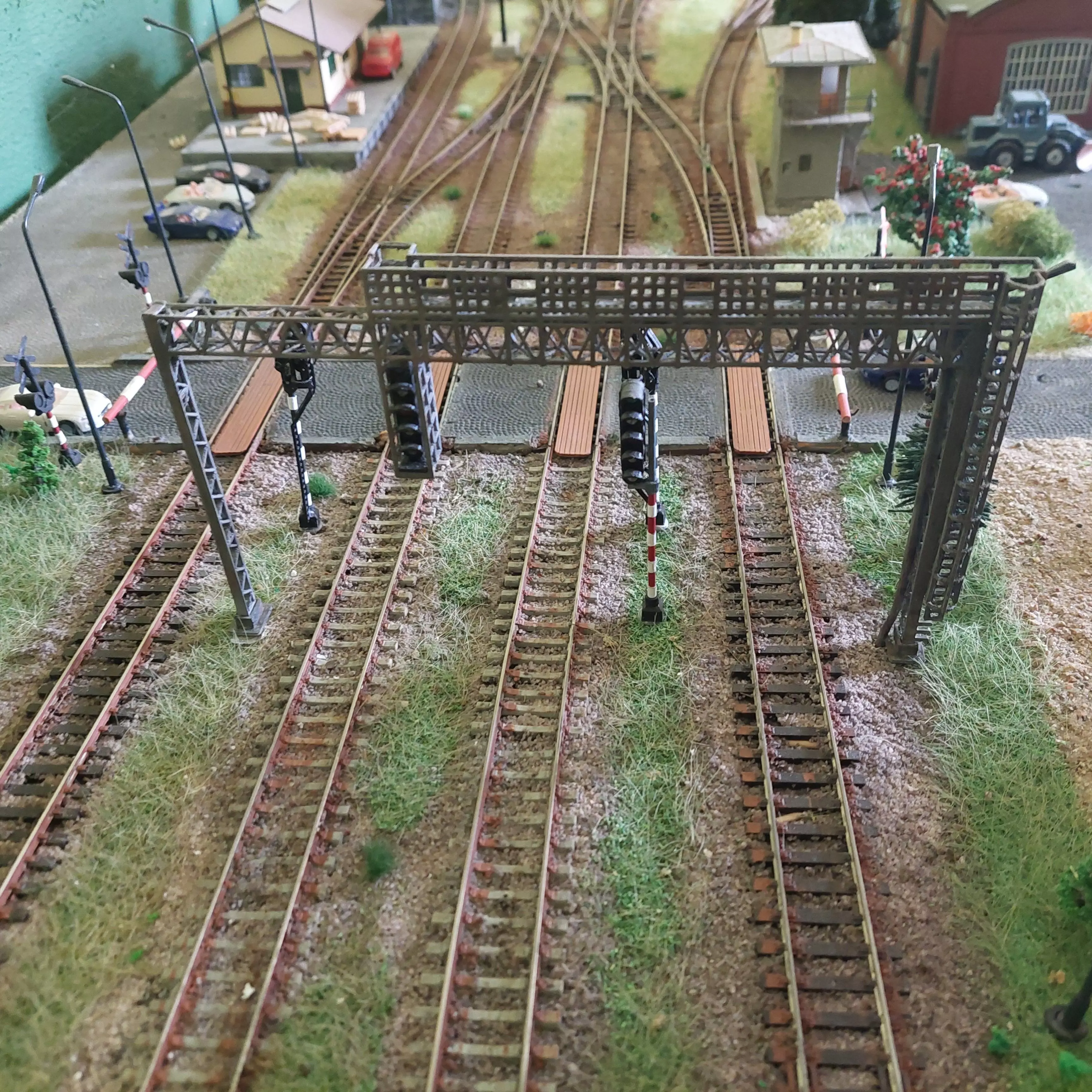 H0 scale PKP Signal Bridge 185mm width - FDM 3D print model