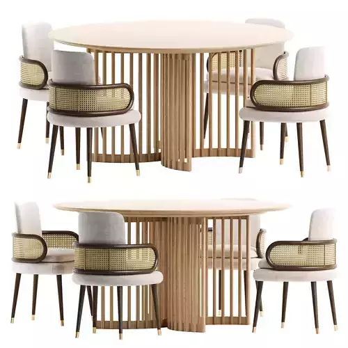 Dining set 05 3D model