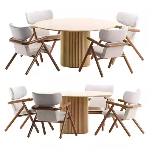 Dining set 06 3D model