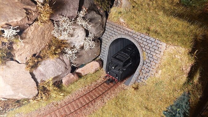 H0 scale Tunnel Portal - FDM 3D print model
