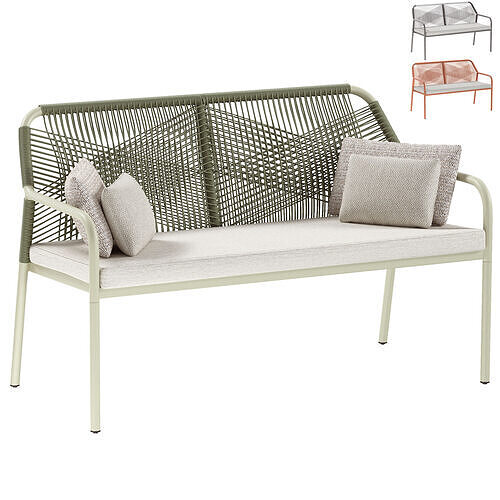 Garden sofa Amelia 3D model