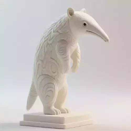 613  Totem Style    Anteater   Full Body   3D Model