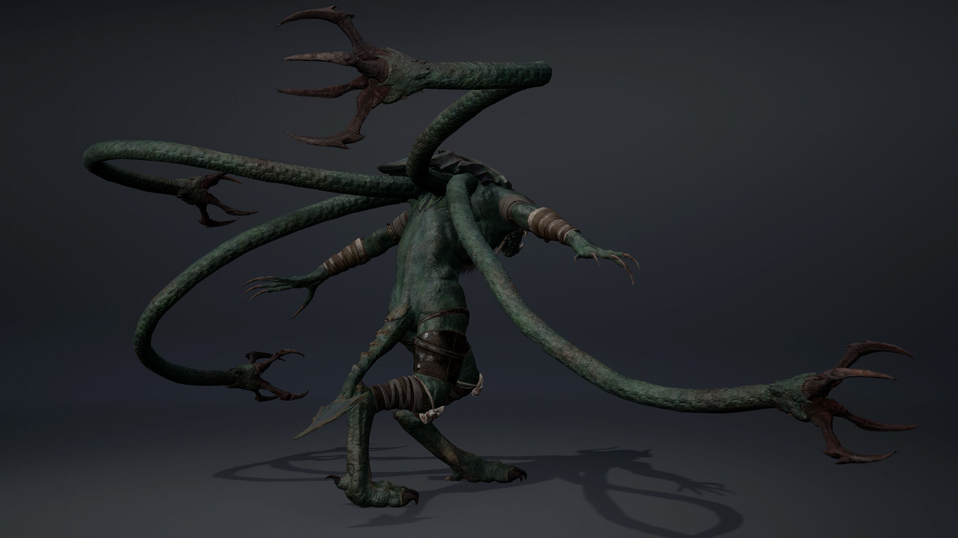 Ghosttail Furry Low-poly 3D model_17