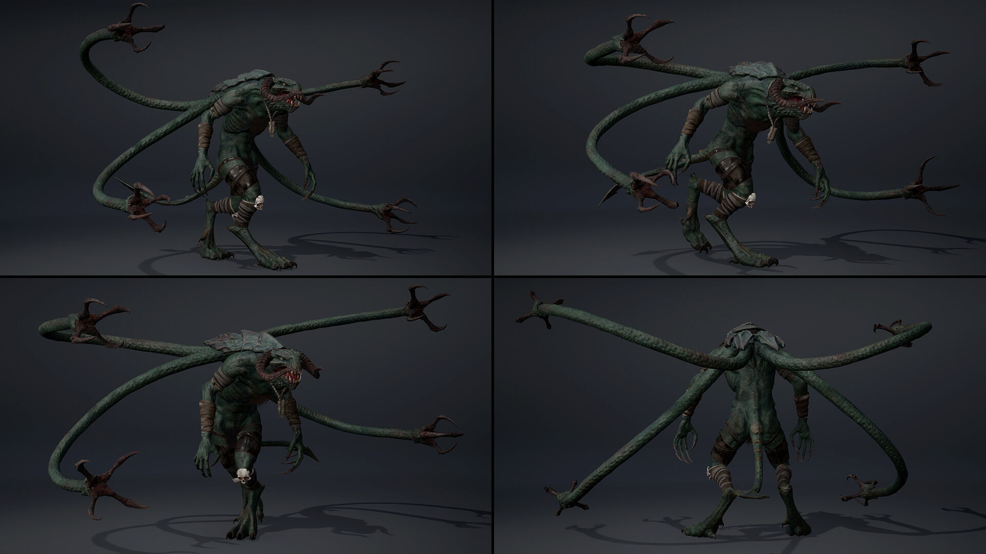 Ghosttail Furry Low-poly 3D model_12