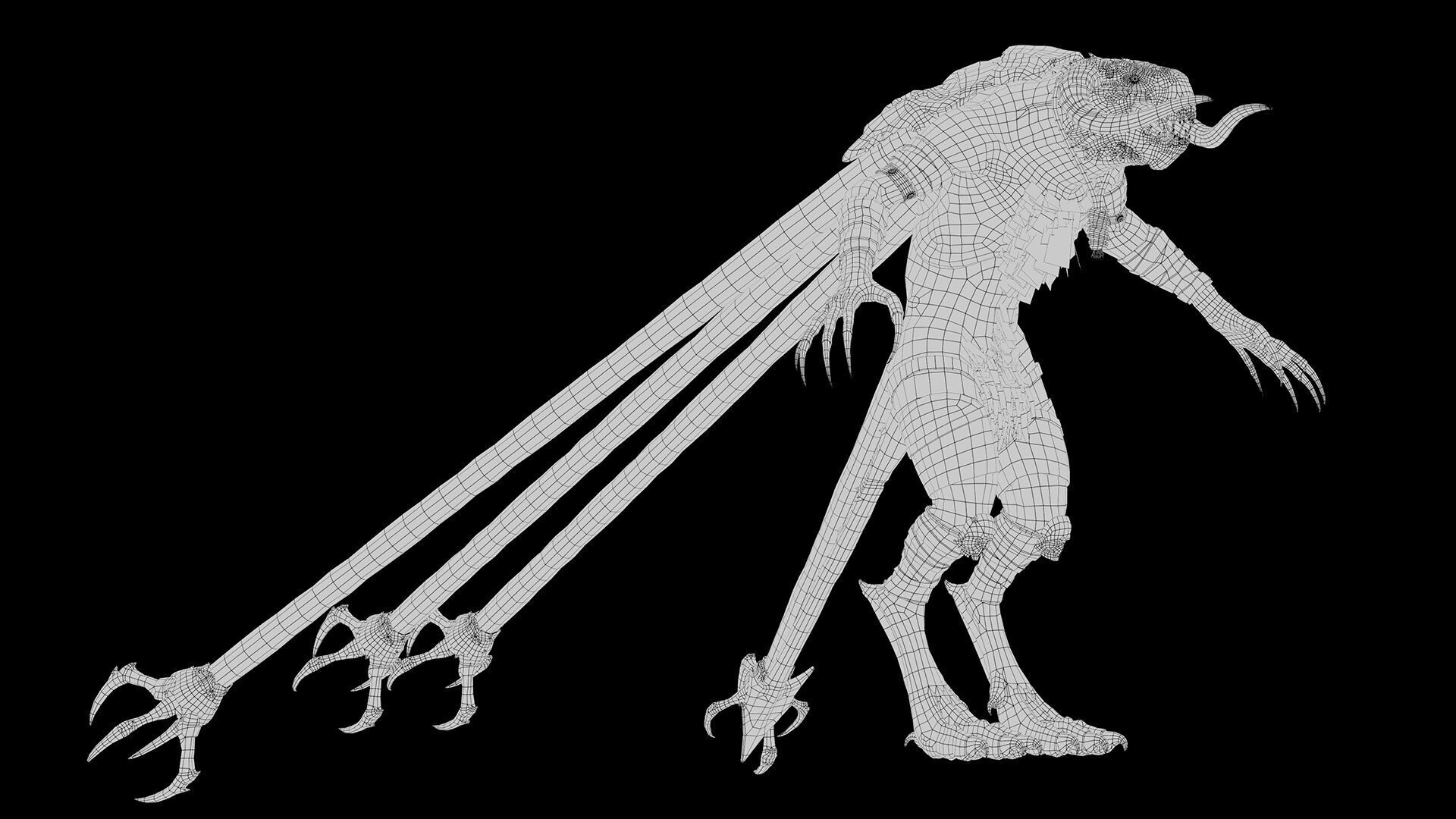 Ghosttail Furry Low-poly 3D model_18