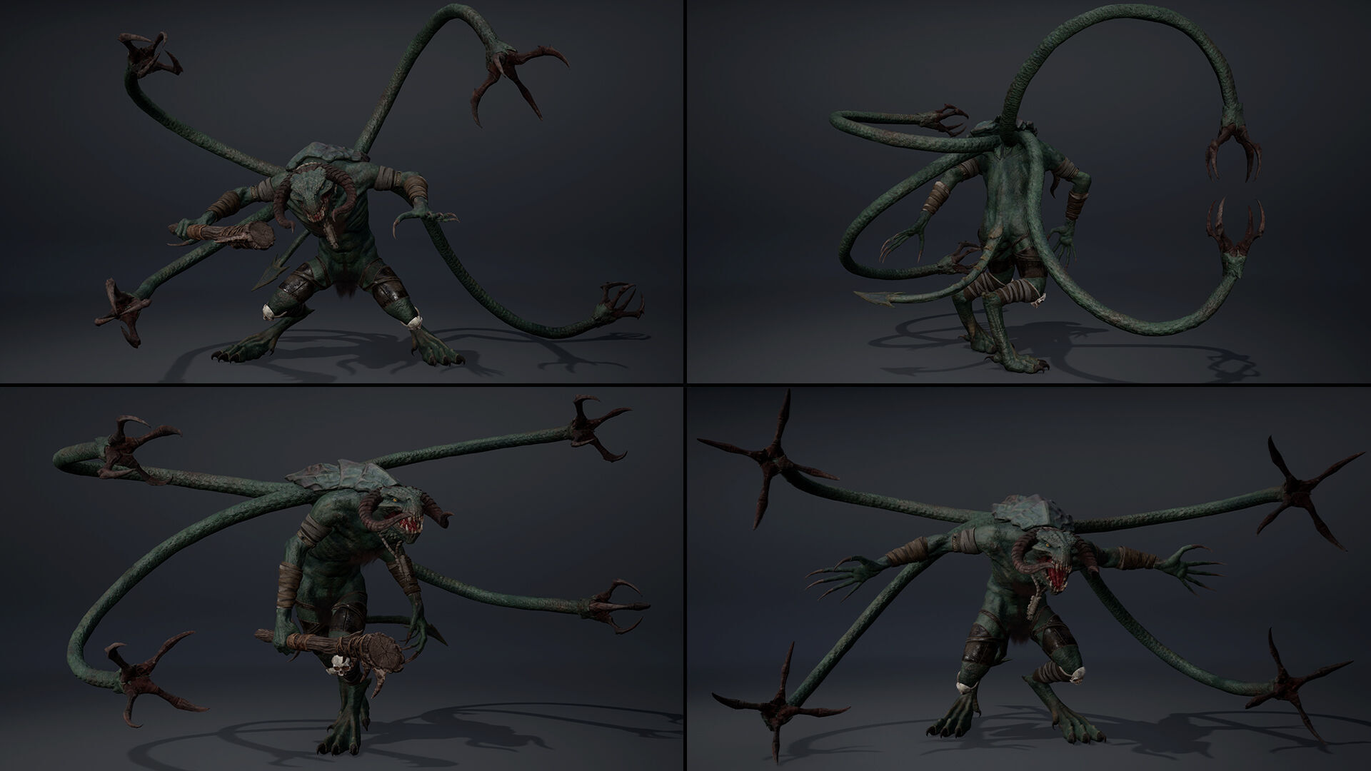 Ghosttail Furry Low-poly 3D model_10