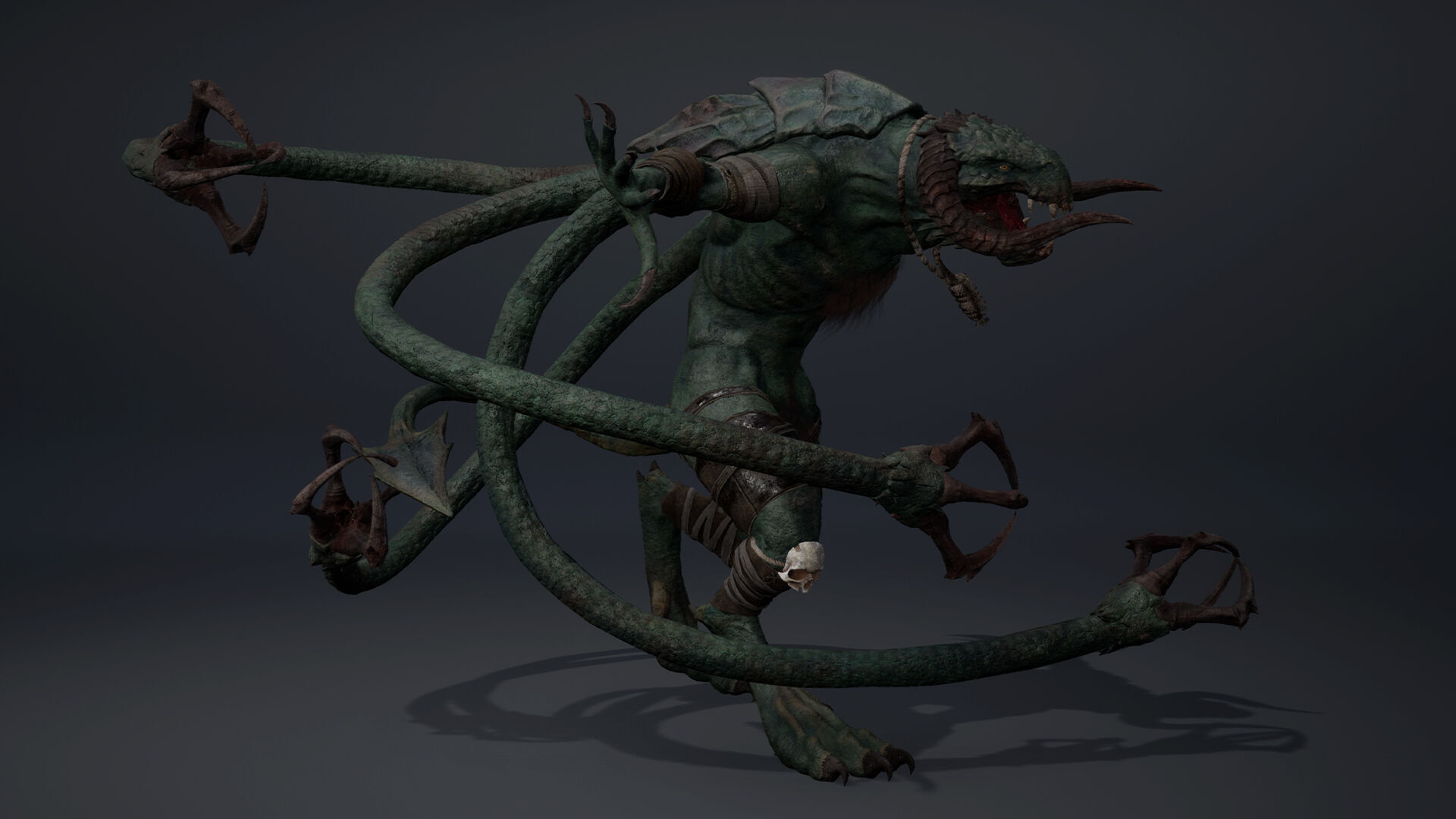 Ghosttail Furry Low-poly 3D model_14