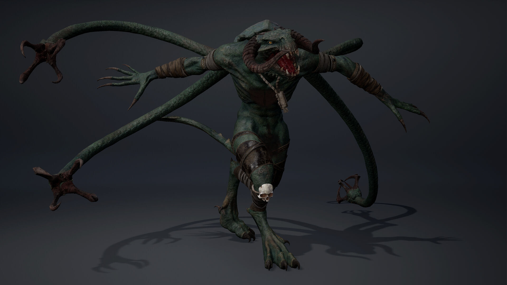 Ghosttail Furry Low-poly 3D model_15