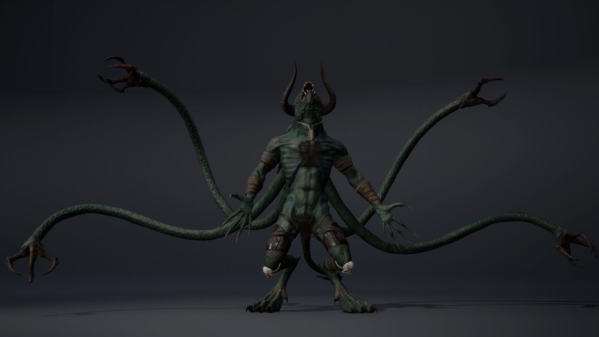 Ghosttail Furry Low-poly 3D model_16