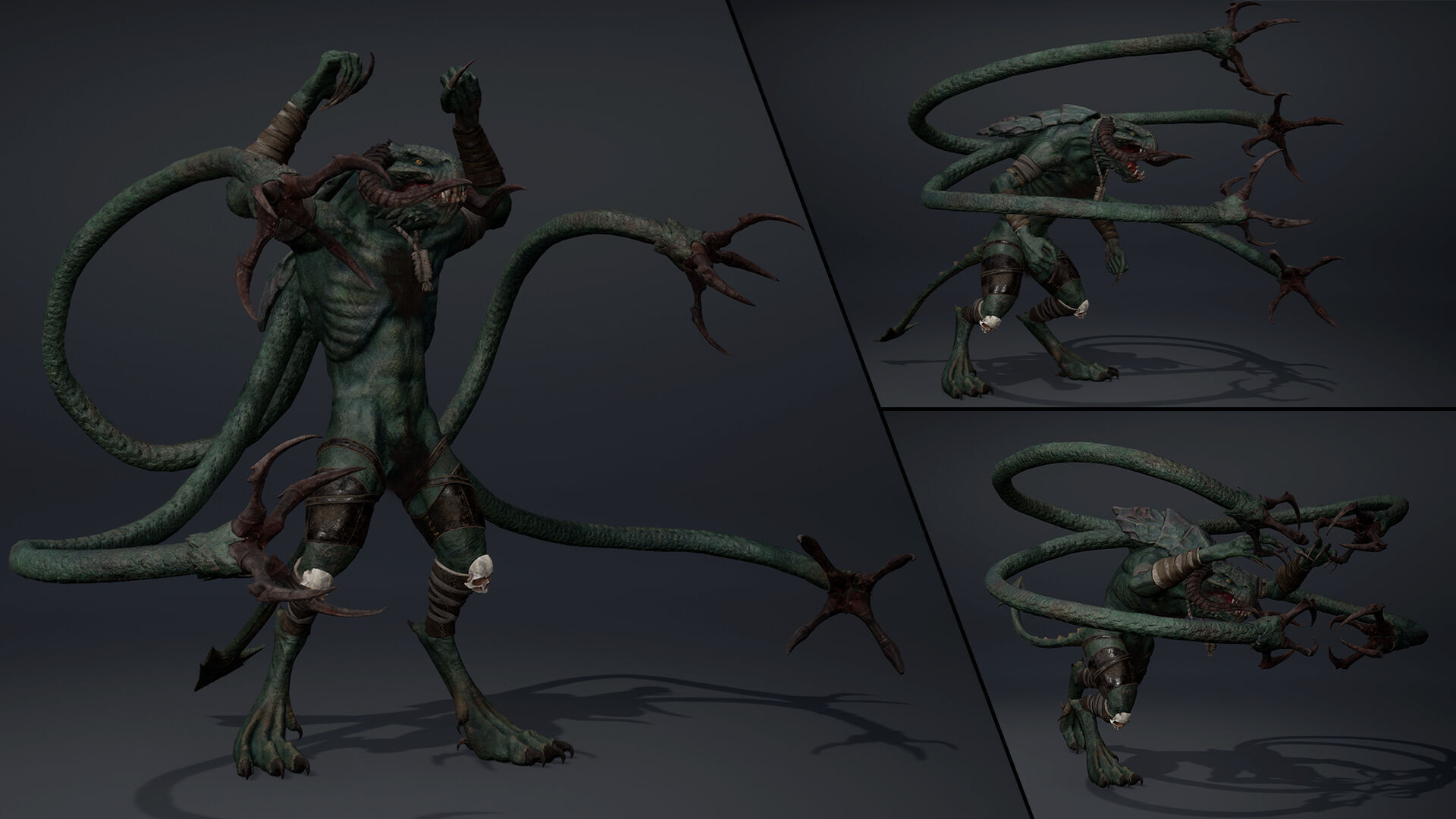 Ghosttail Furry Low-poly 3D model_7