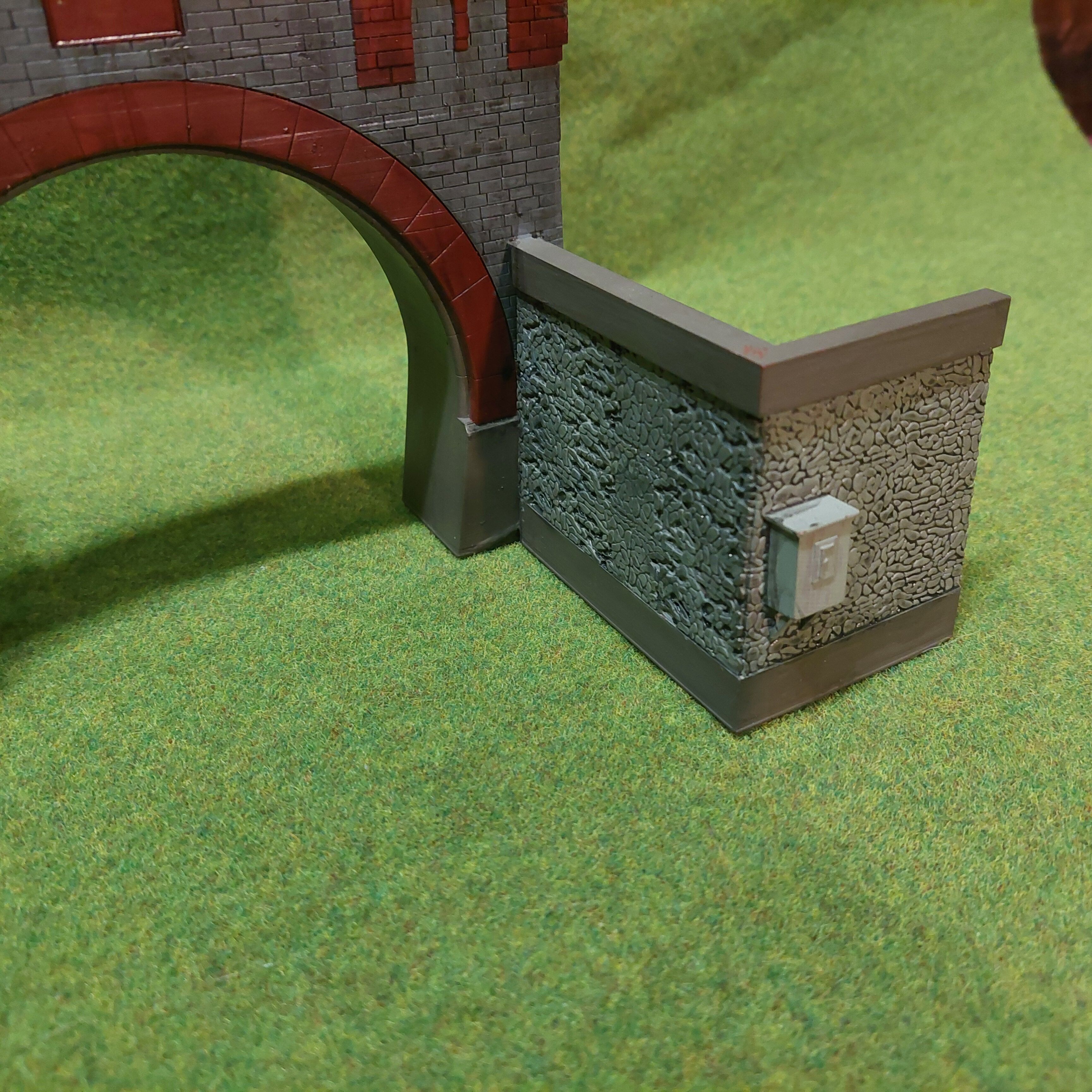 N scale German tunnel portal Weilburg South - resin 3D print model_6