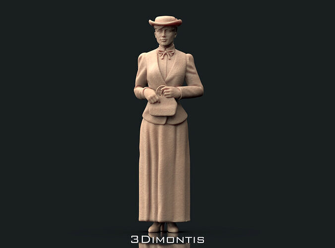 Woman 3D print model