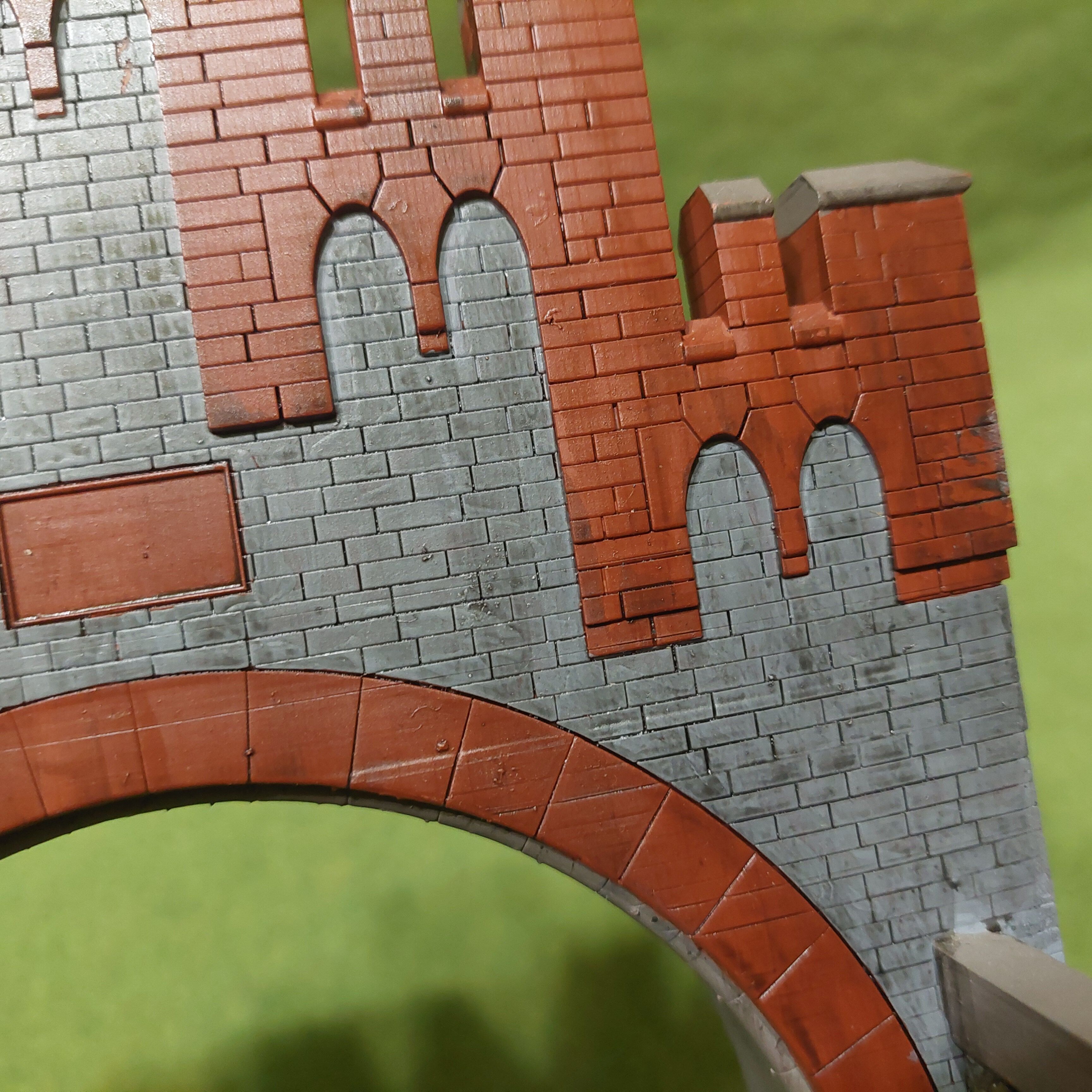 TT scale German tunnel portal Weilburg South - resin 3D print model_4