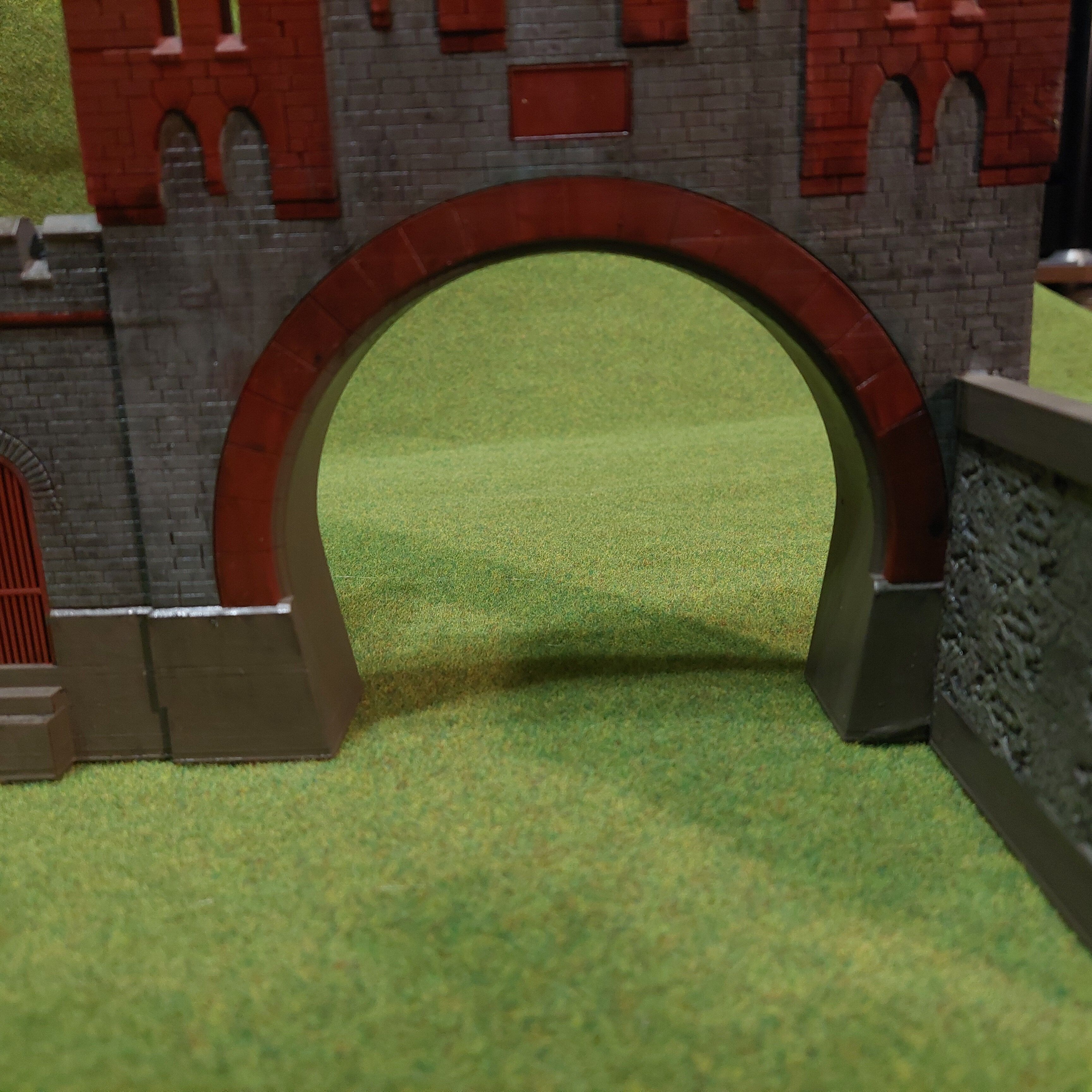 TT scale German tunnel portal Weilburg South - resin 3D print model_8