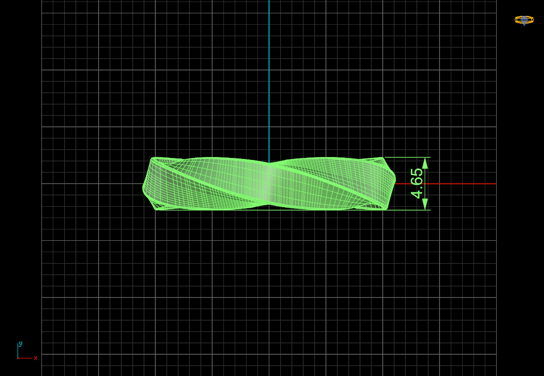 Ready-made gold ring for 3D printing 3D print model_6