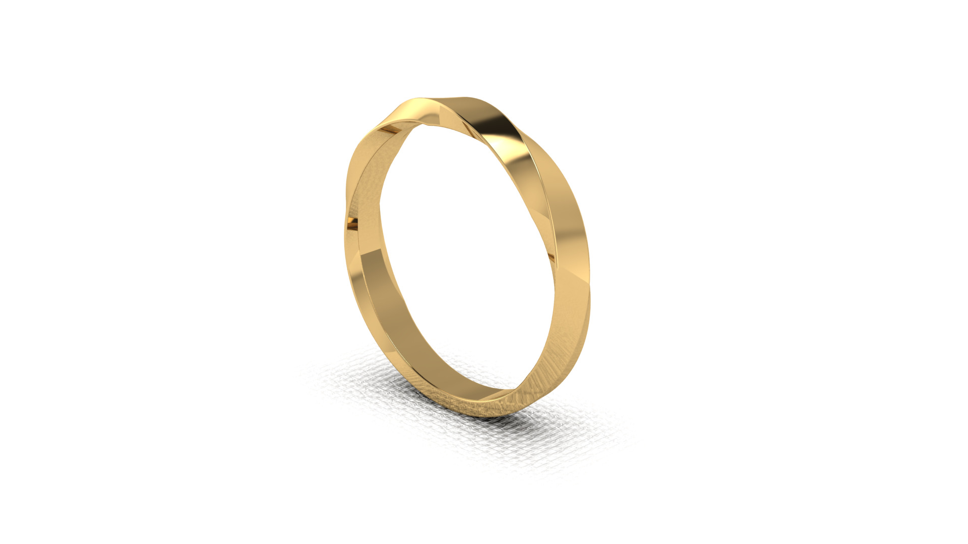 Ready-made gold ring for 3D printing 3D print model_2