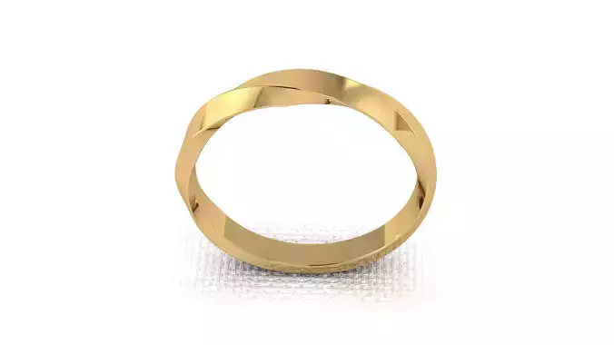 Ready-made gold ring for 3D printing