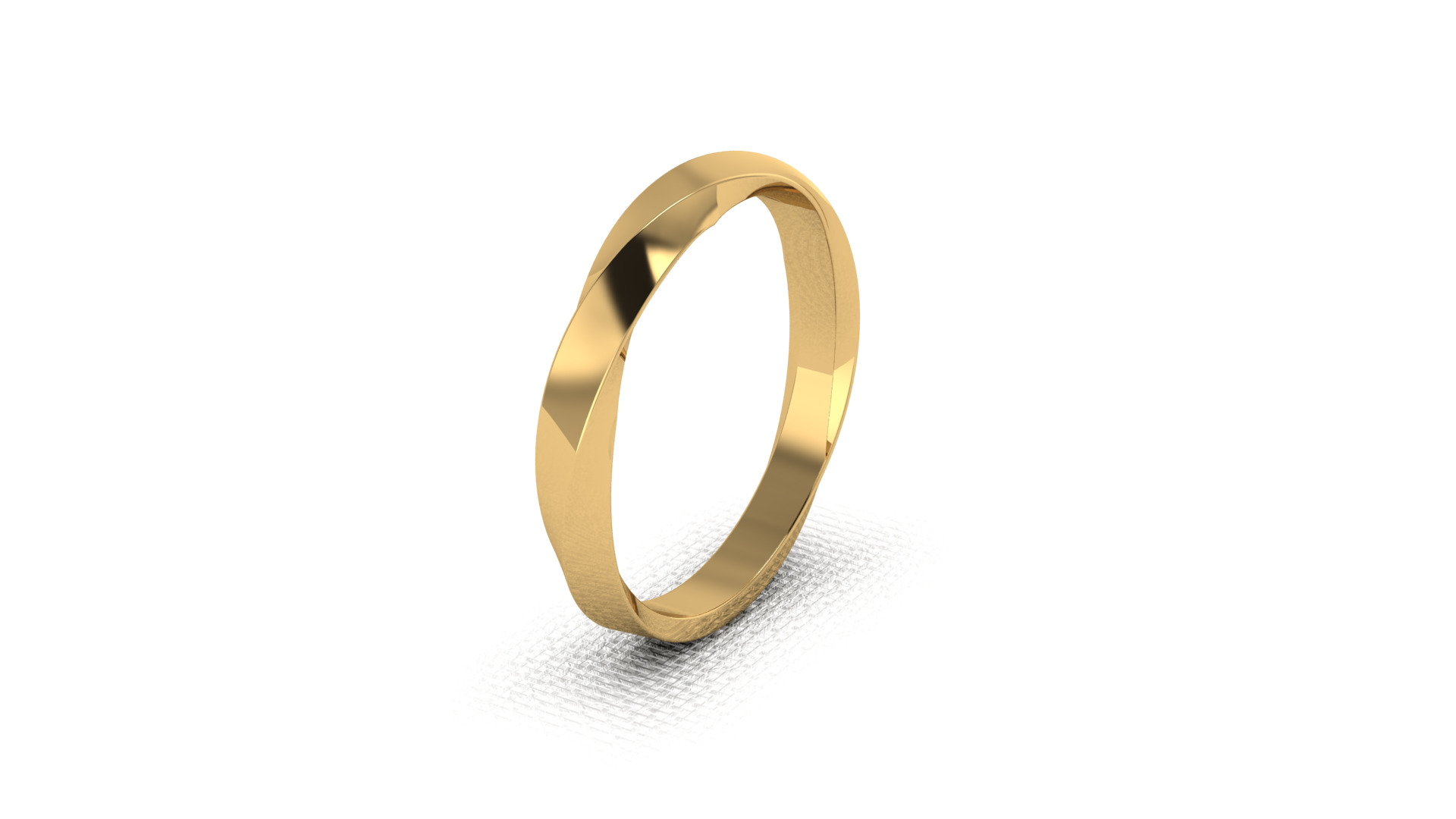 Ready-made gold ring for 3D printing 3D print model_1
