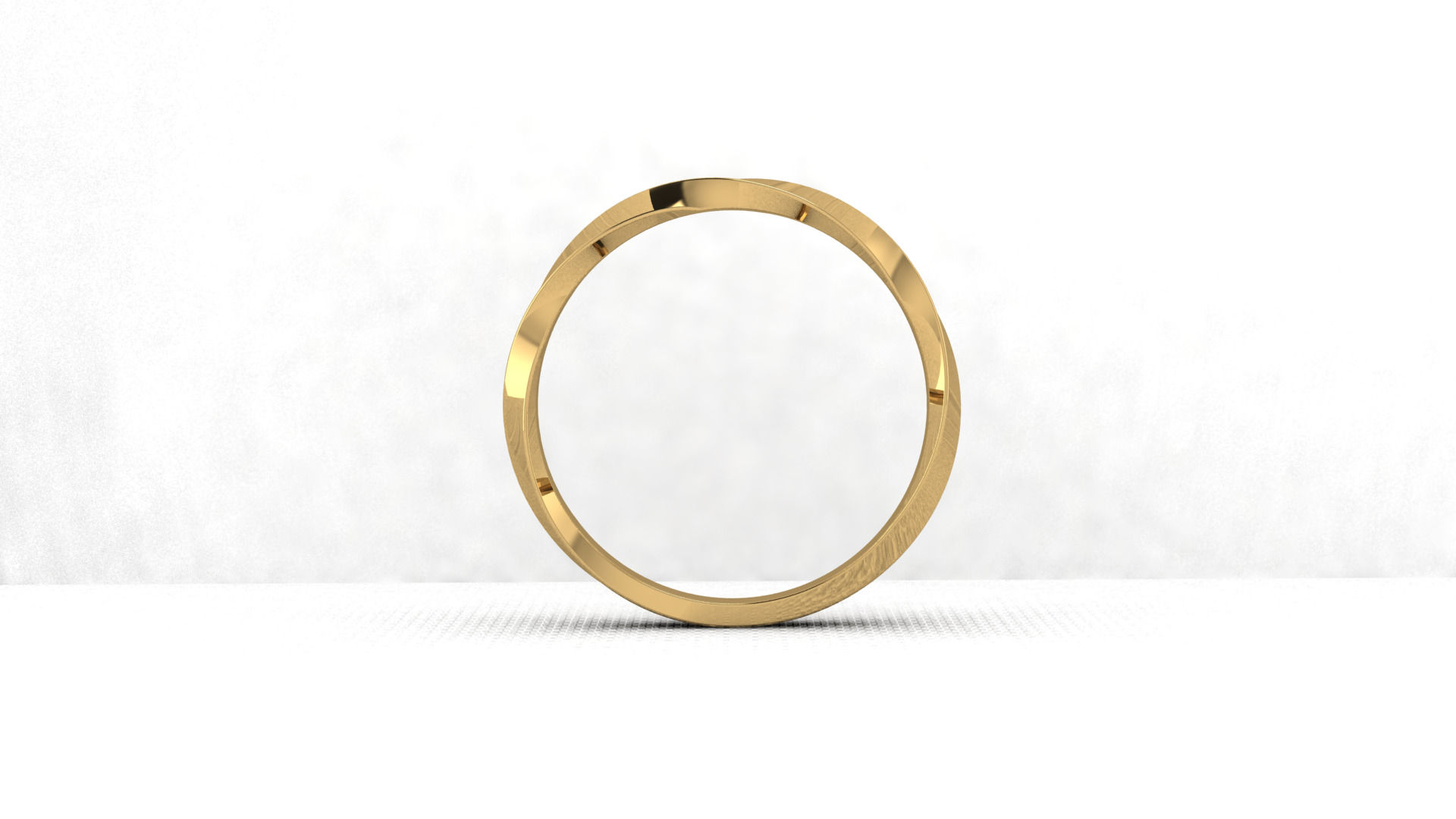 Ready-made gold ring for 3D printing 3D print model_4