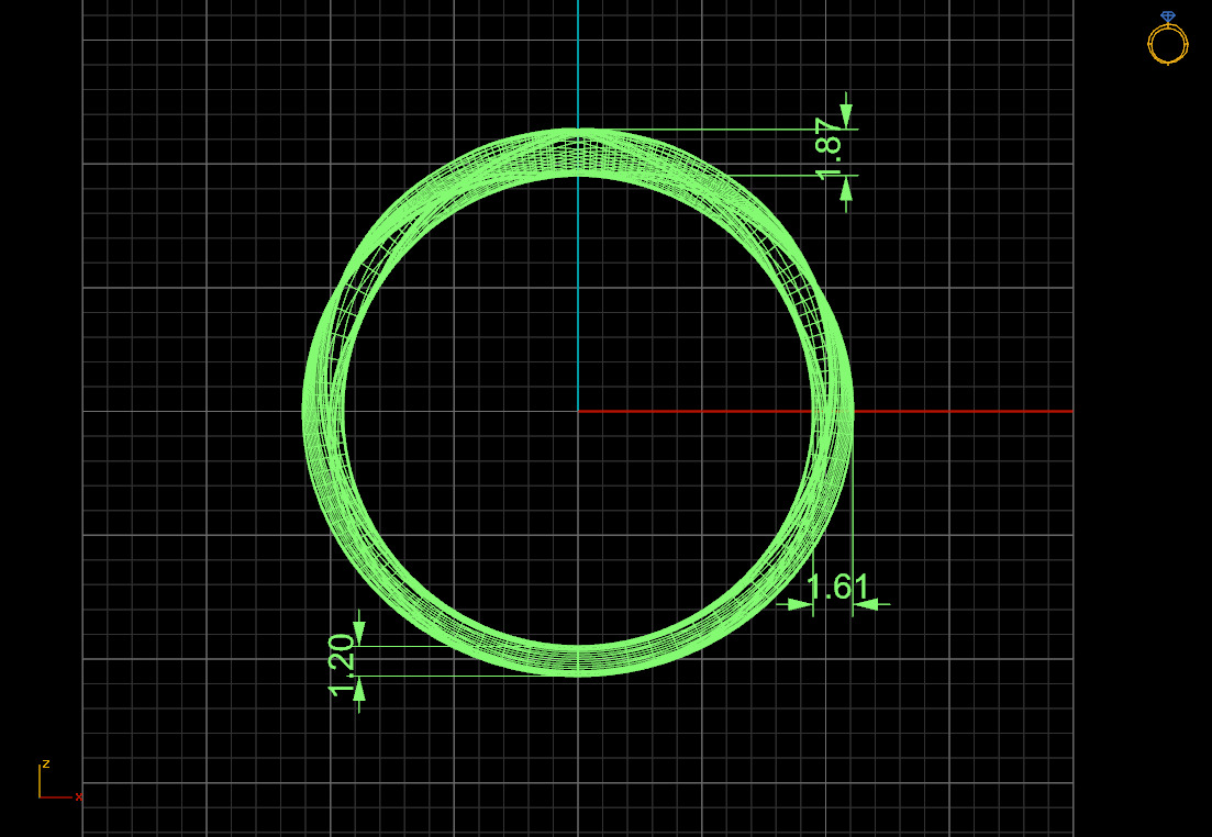 Ready-made gold ring for 3D printing 3D print model_5