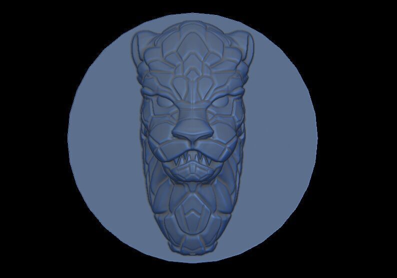 Lion Mould 3D print model_3