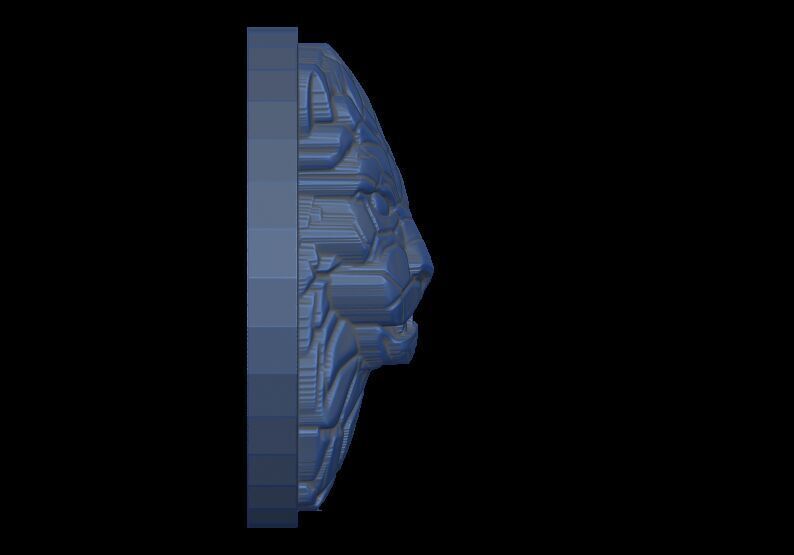 Lion Mould 3D print model_4