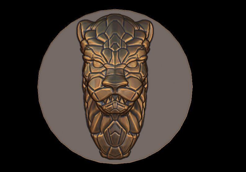 Lion Mould 3D print model_6