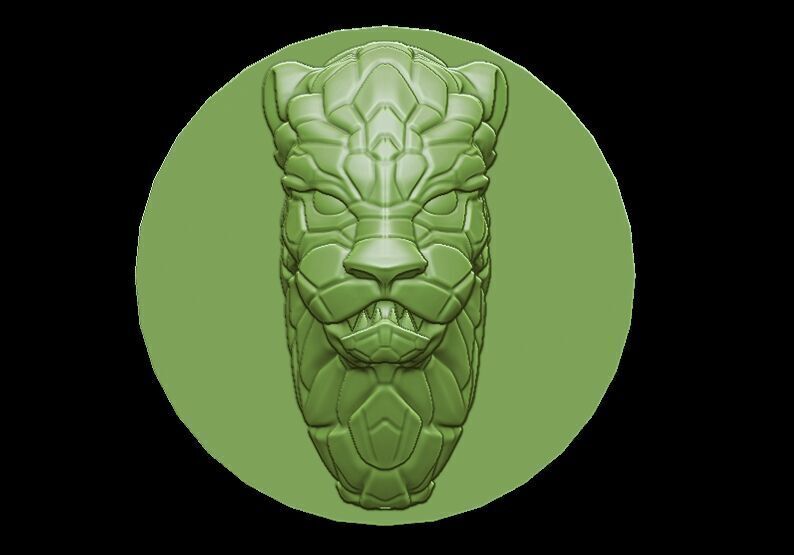 Lion Mould 3D print model_2