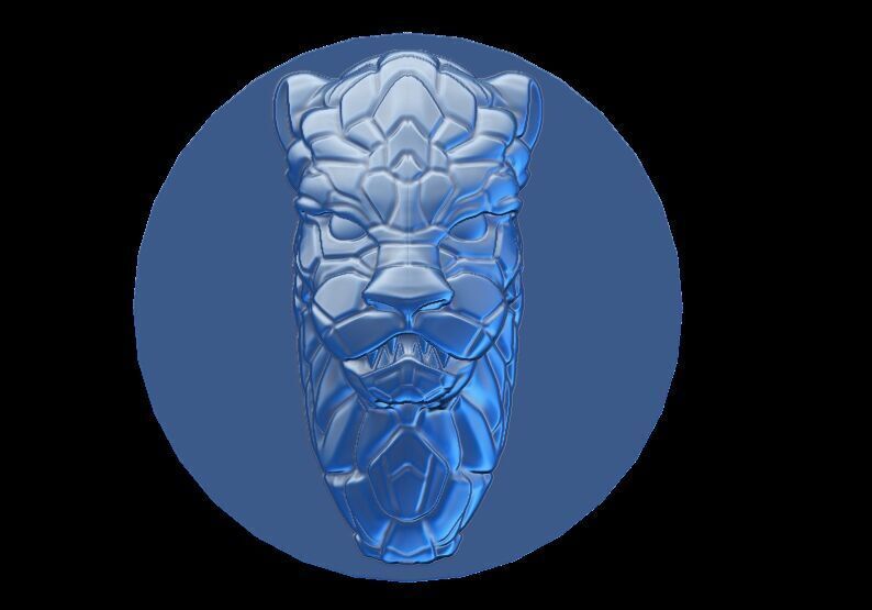 Lion Mould 3D print model_9