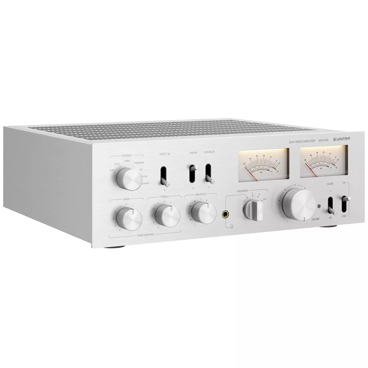 WSH 805 Integrated Stereo Amplifier by Unitra 3D model_0