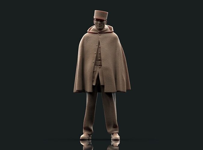 Police Officer 3D print model