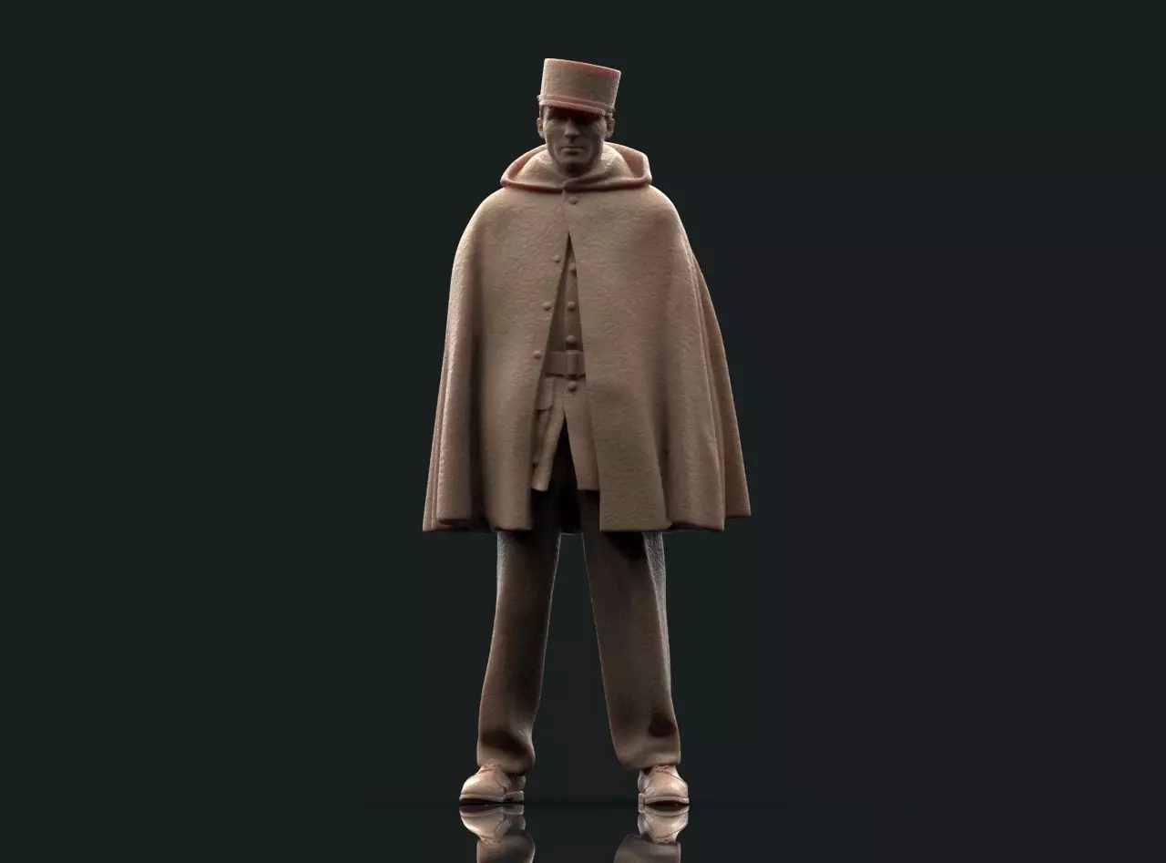 Police Officer 3D print model_0