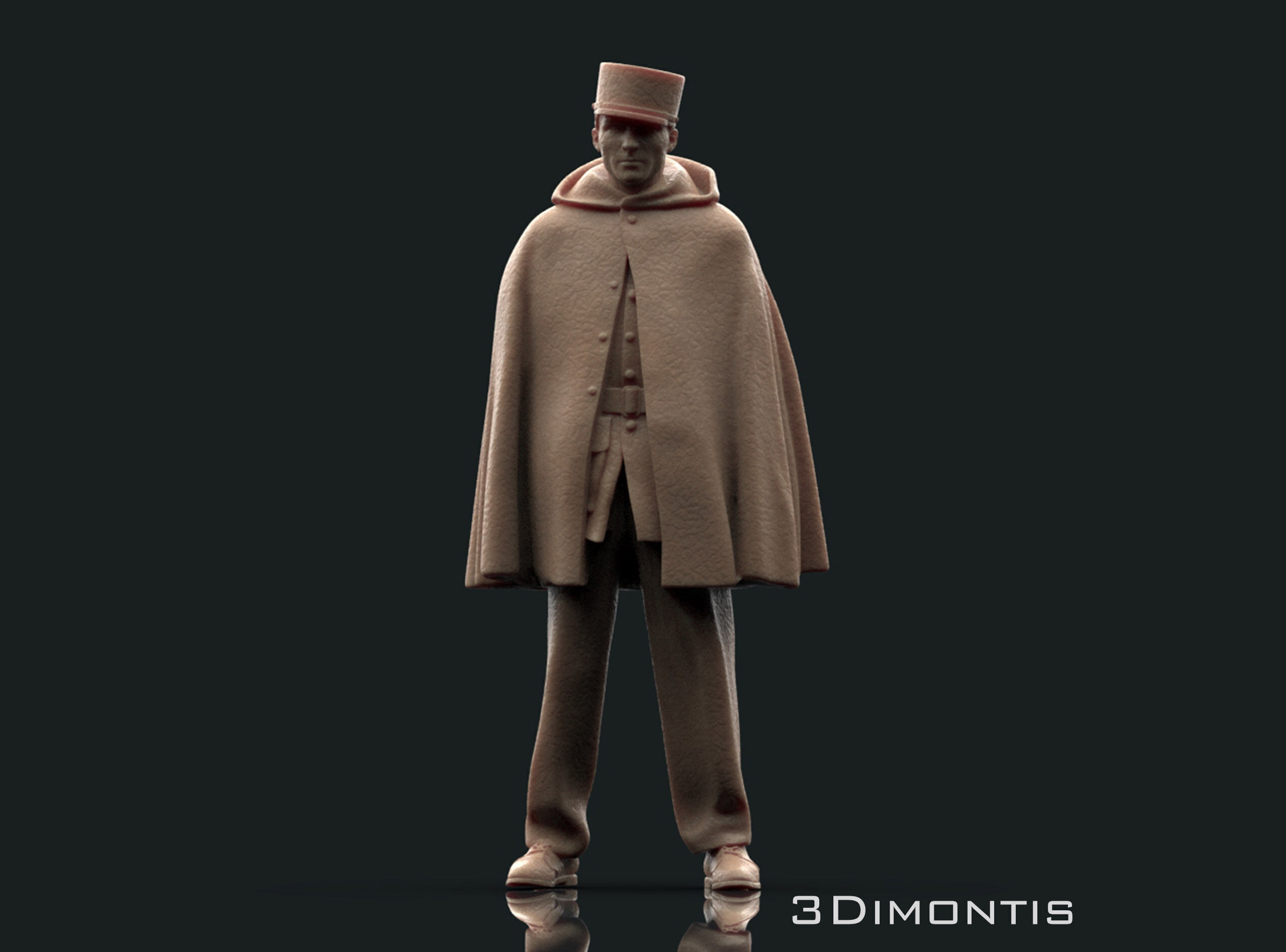 Police Officer 3D print model_10