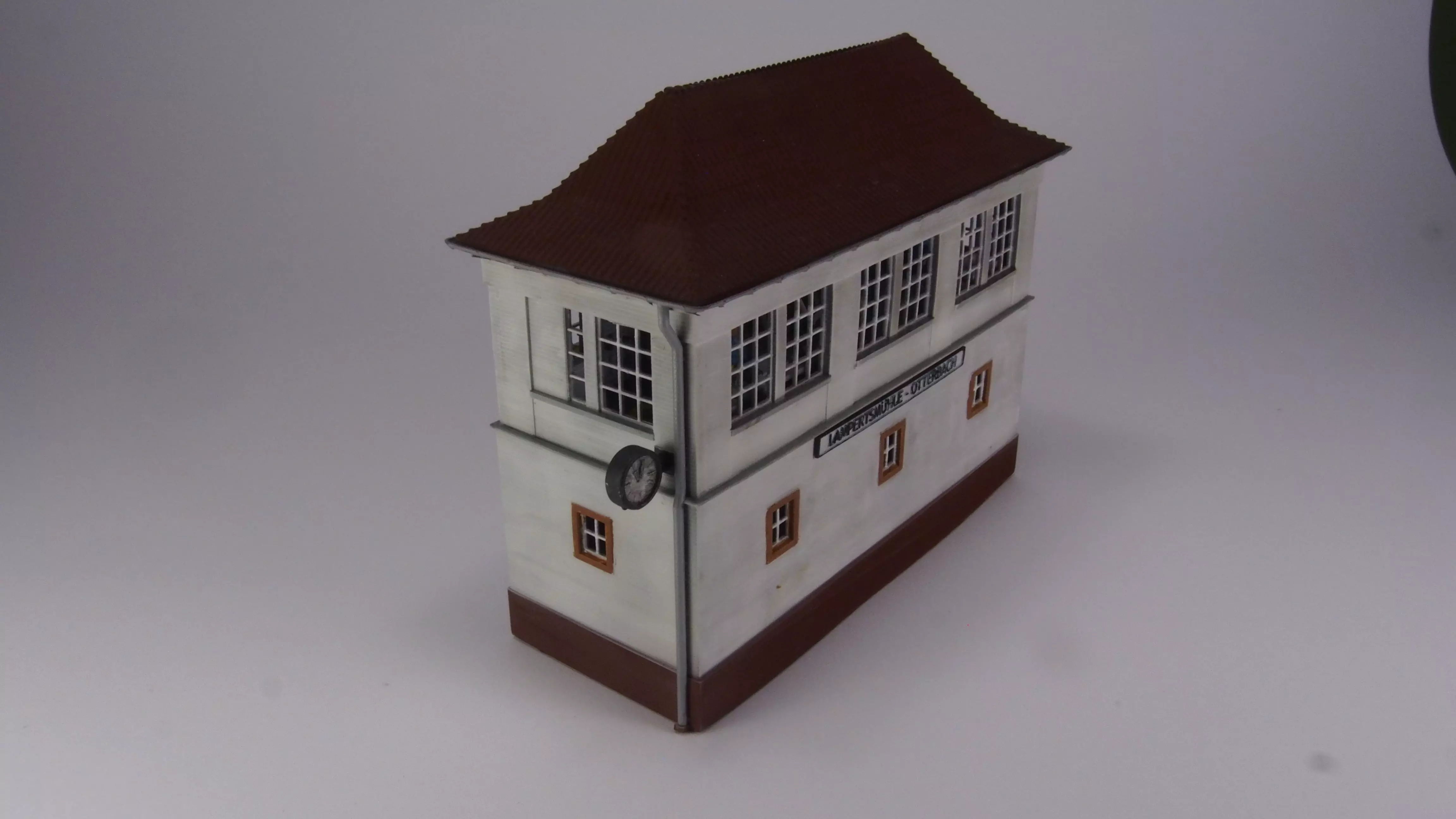 N scale Geraman signal box Lampertsmuchle-Otterbach - resin 3D print model_0