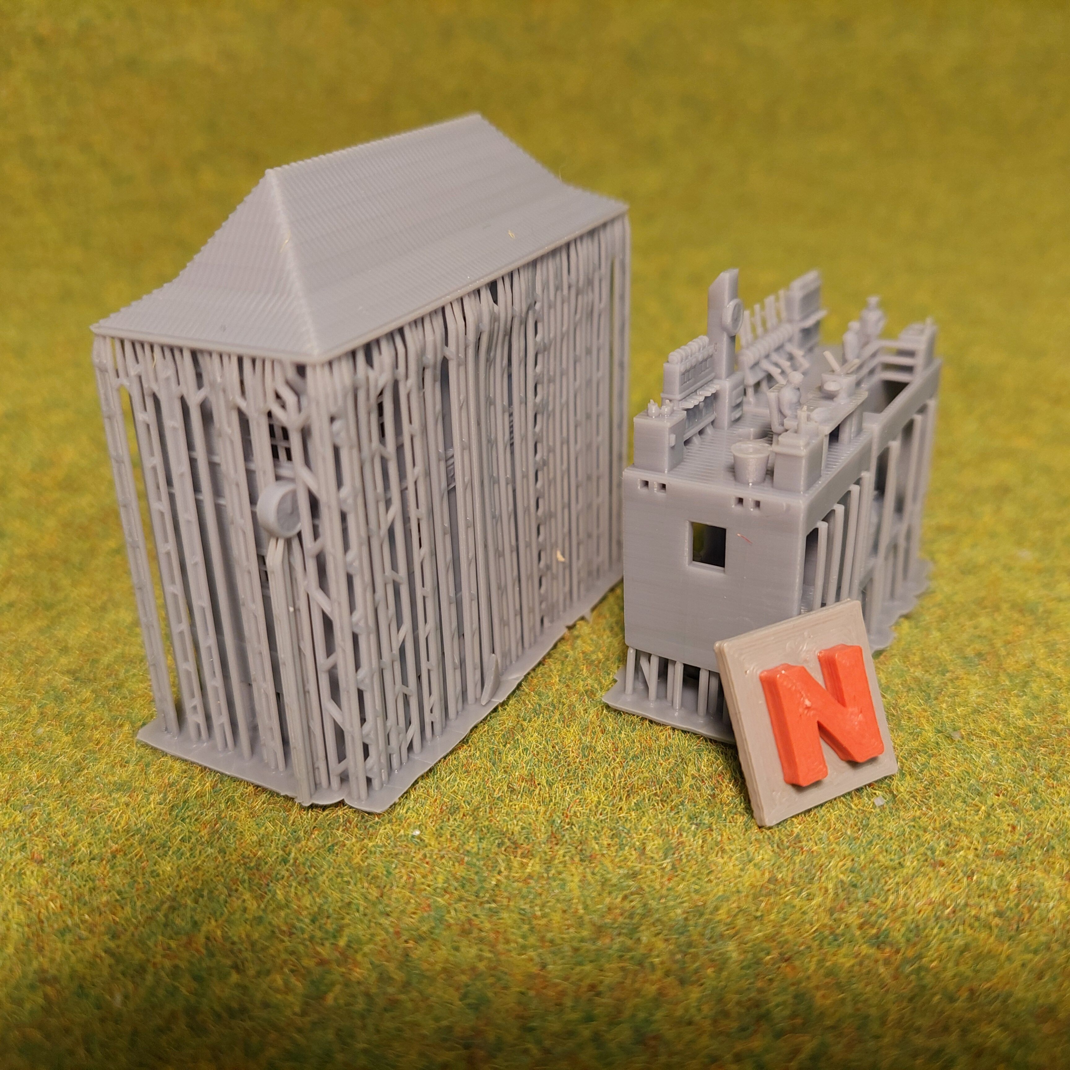 N scale Geraman signal box Lampertsmuchle-Otterbach - resin 3D print model_16