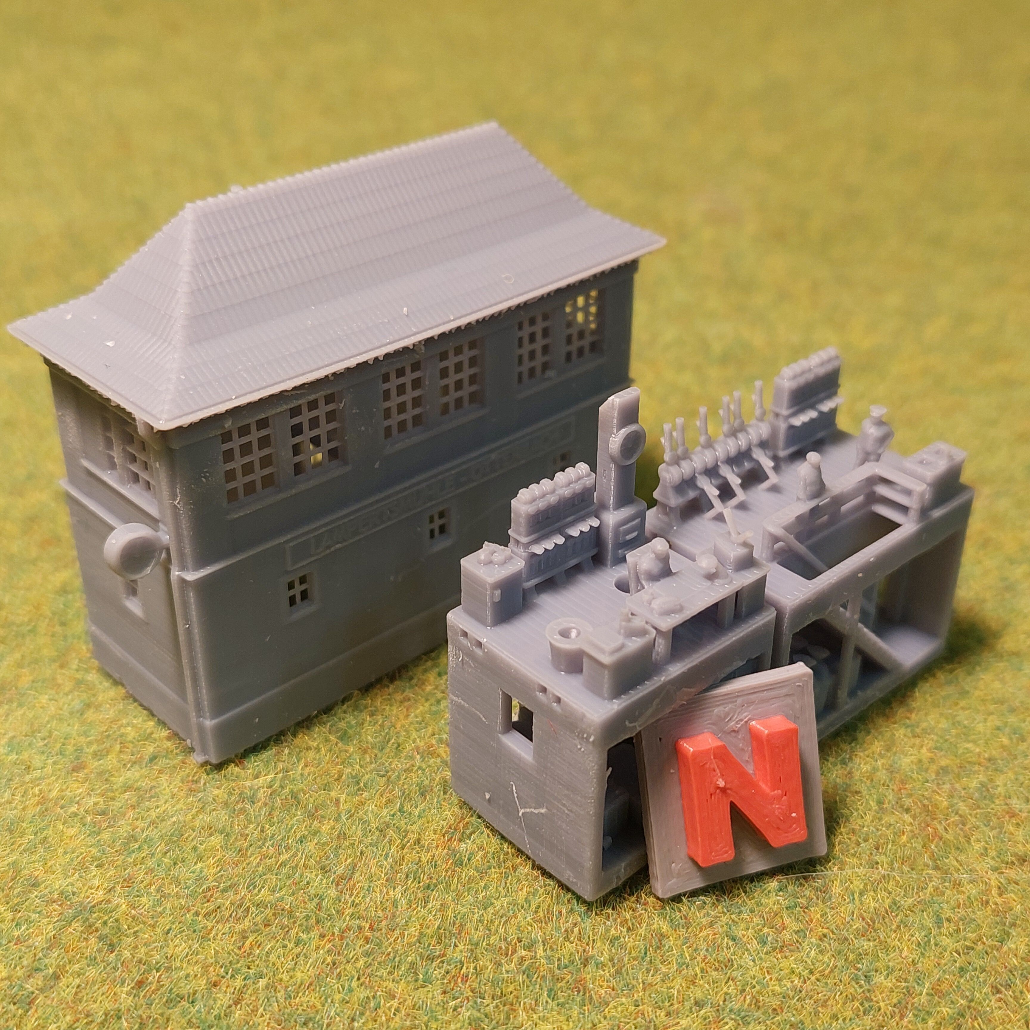 N scale Geraman signal box Lampertsmuchle-Otterbach - resin 3D print model_13