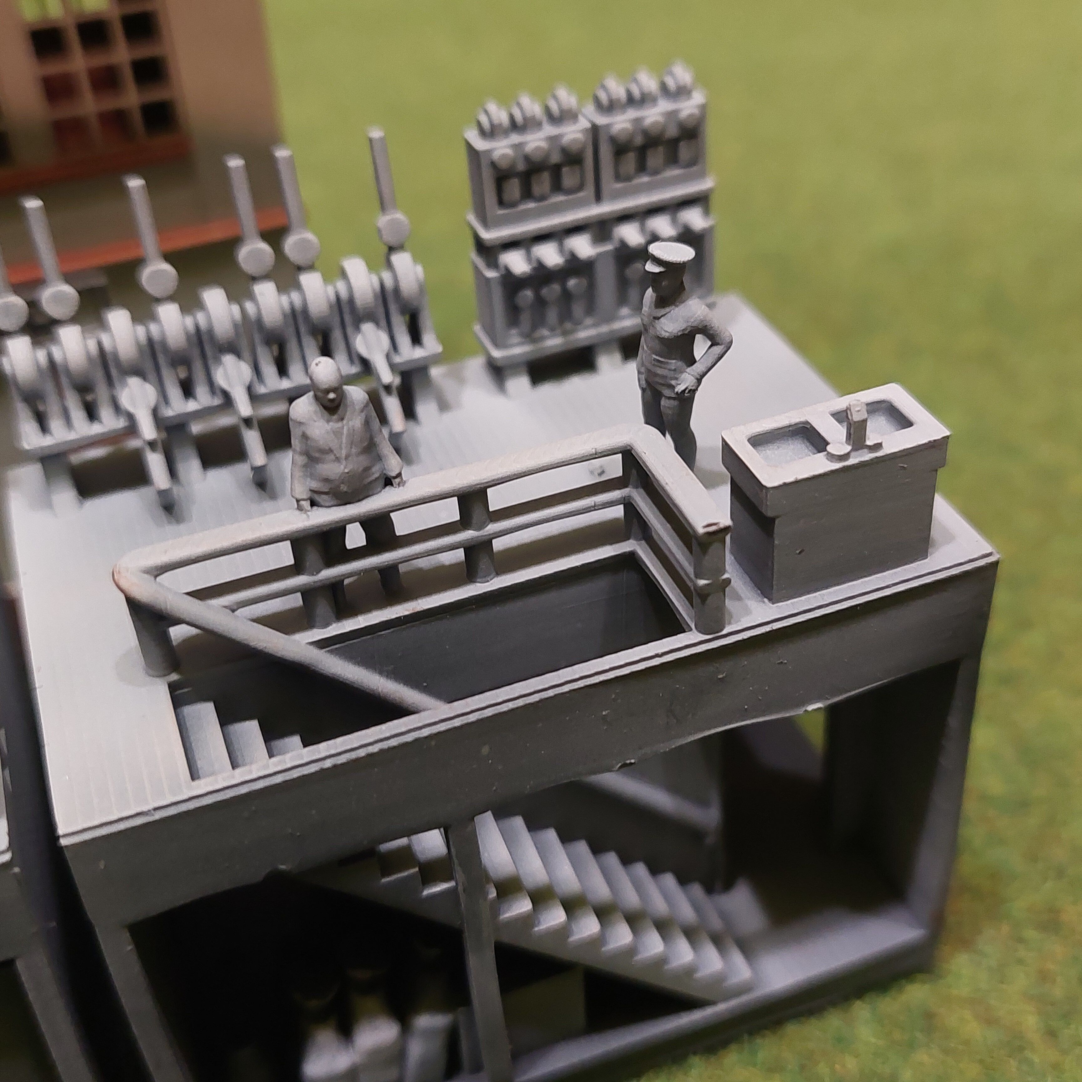 N scale Geraman signal box Lampertsmuchle-Otterbach - resin 3D print model_3