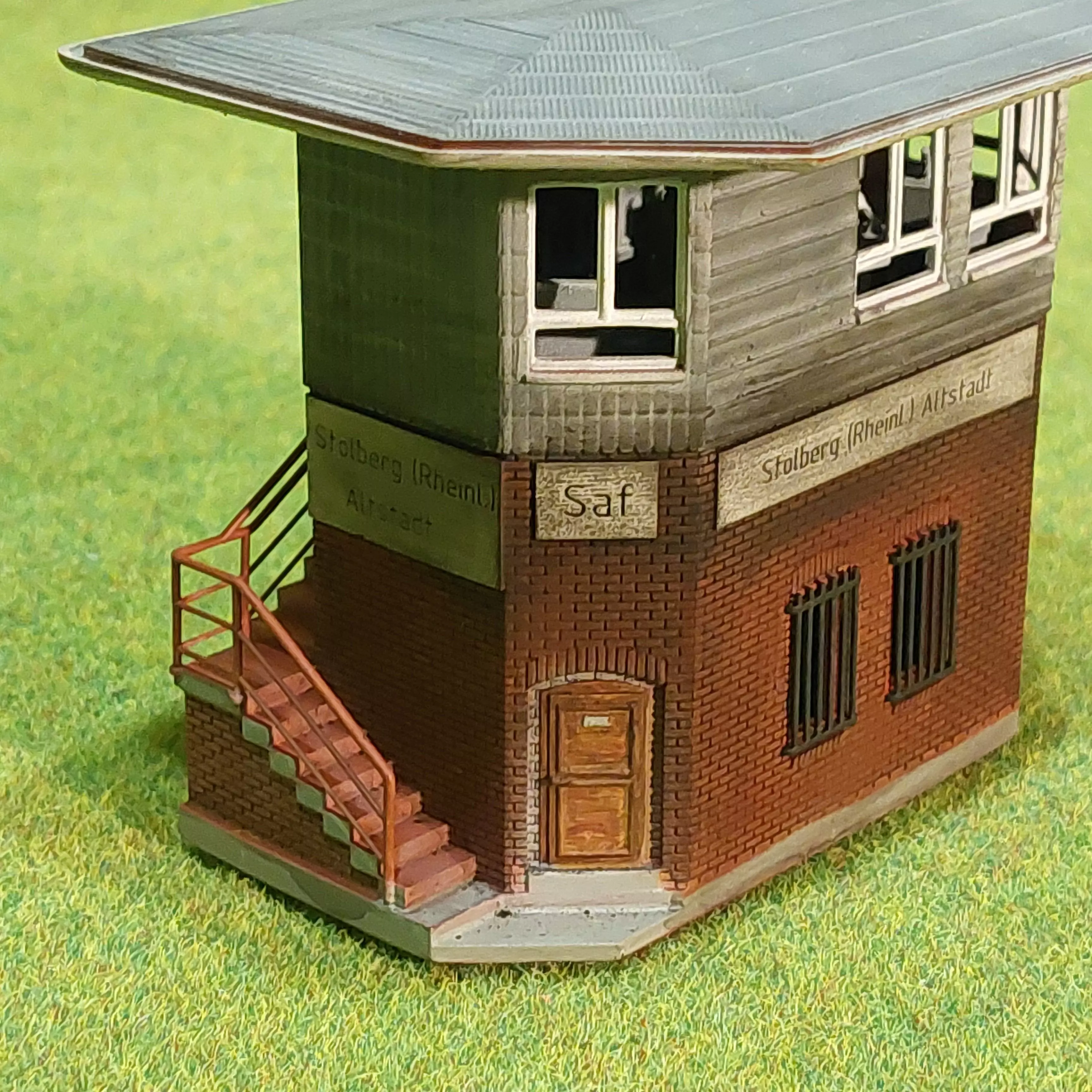 German signal box Stolberg 1-160 resin 3D print model